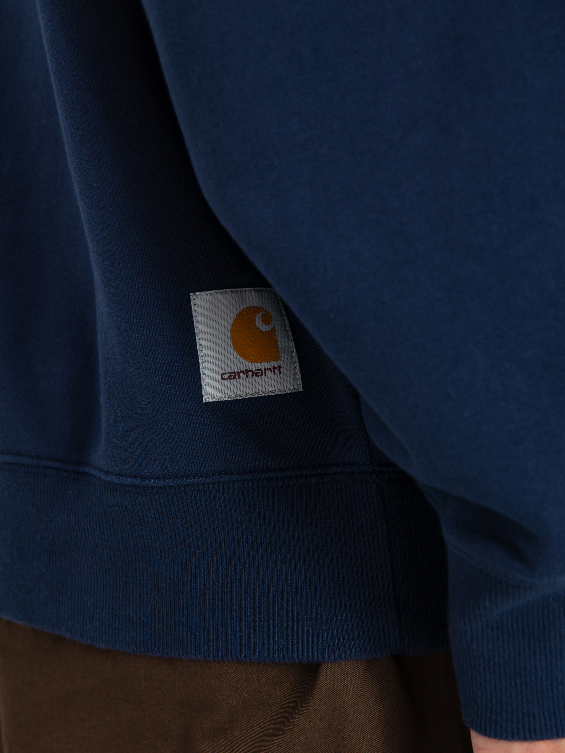 Mikina s kapucí Carhartt WIP Mini Wip ZHD (jupiter/stone washed)