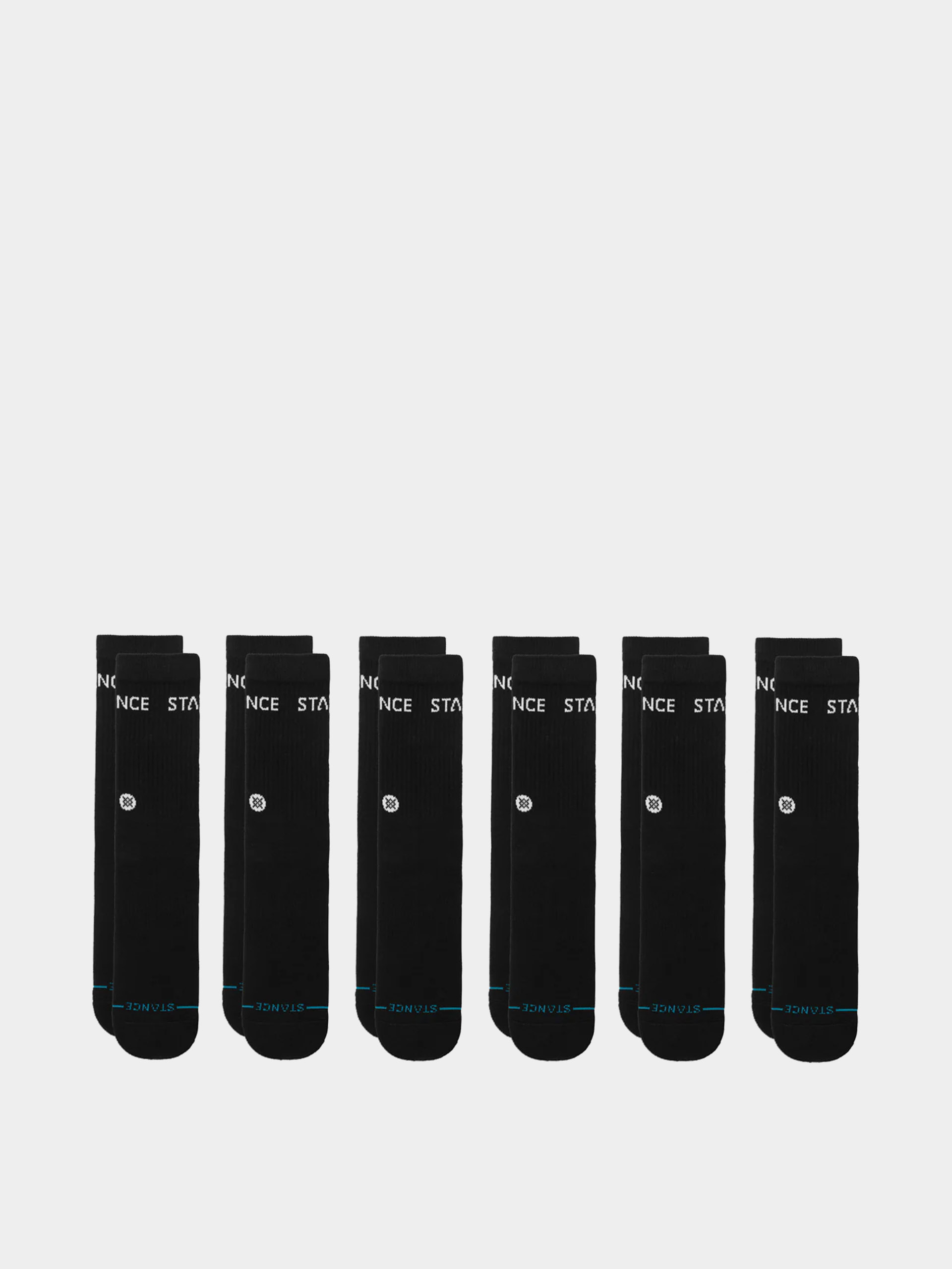 Ponožky Stance Origin 6 Pack Crew (black)