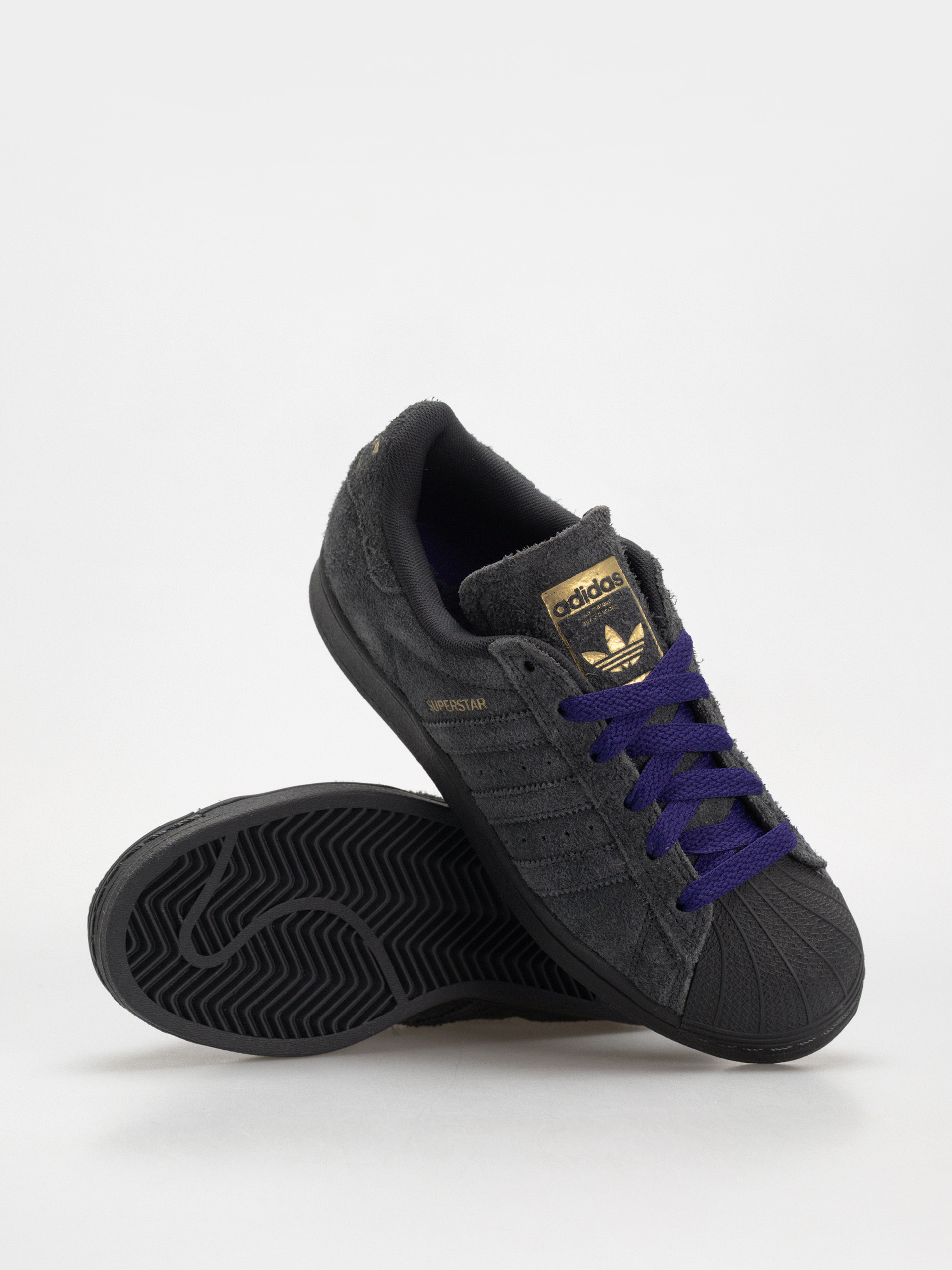 Boty adidas Superstar Adv (carbon/carbon/cpurpl)