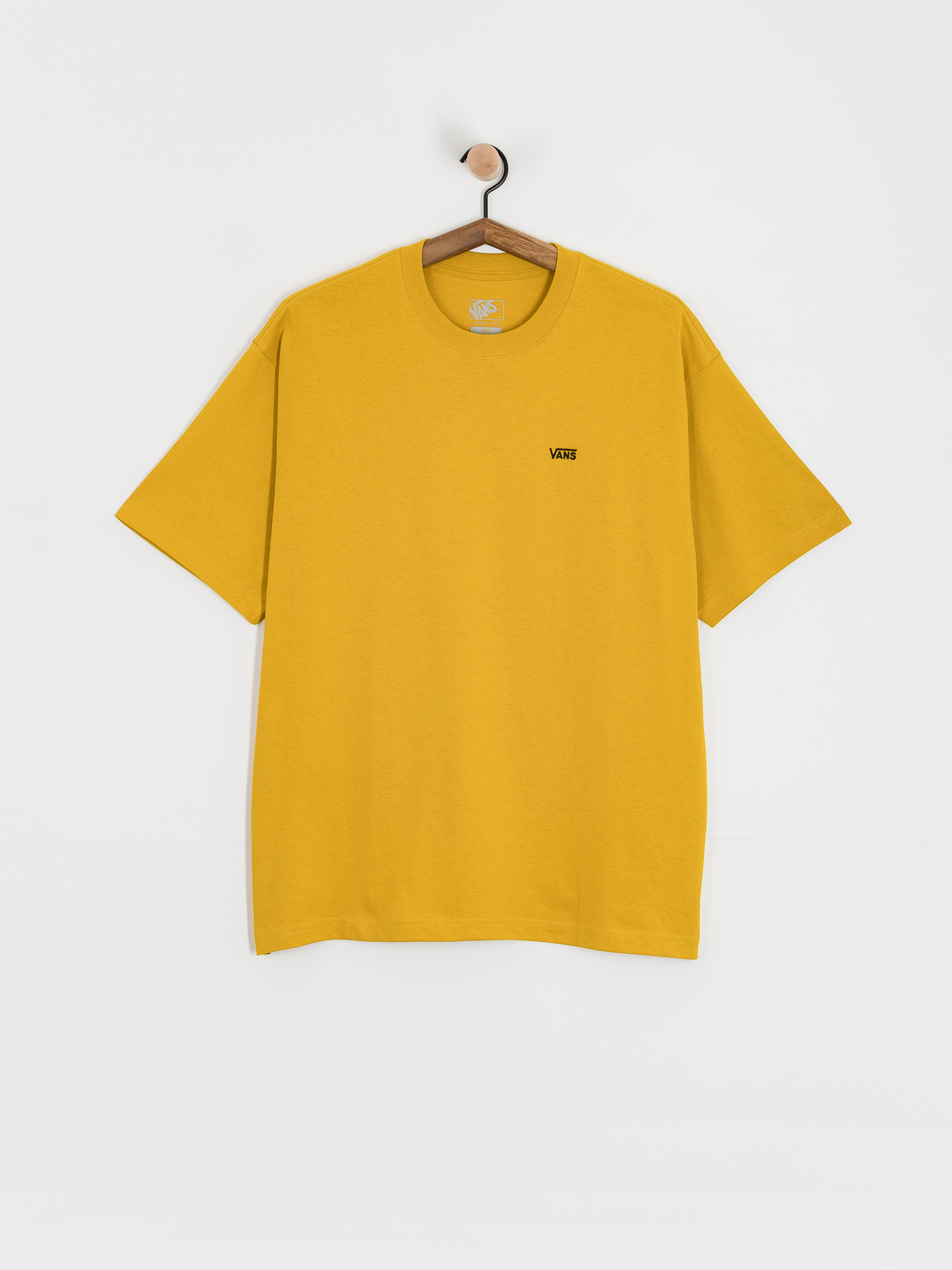 Tričko Vans Left Chest II Loose (heritage mustard)