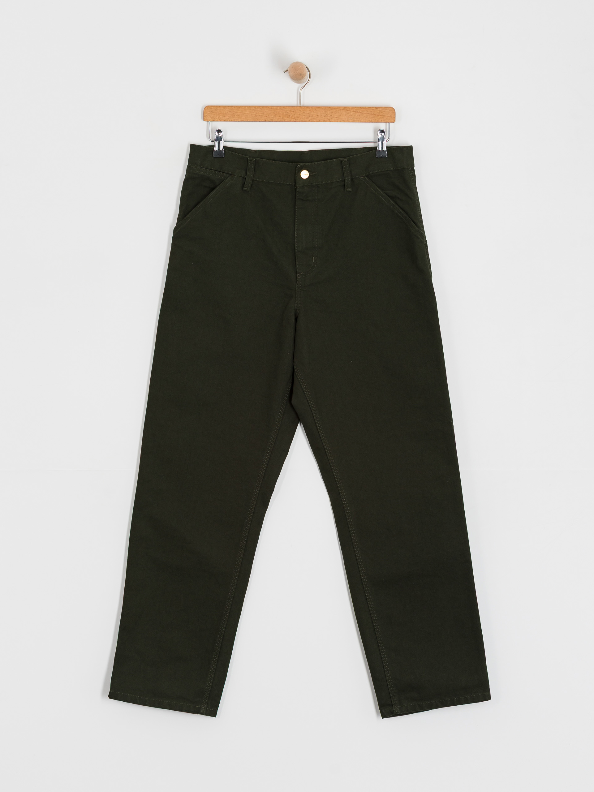 Kalhoty Carhartt WIP Single Knee (olive/rinsed)
