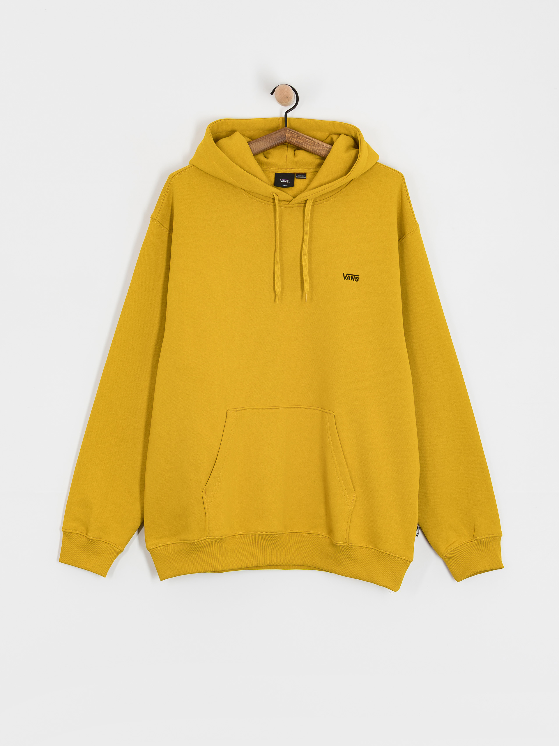 Mikina s kapucí Vans Left Chest II Loose HD (heritage mustard)