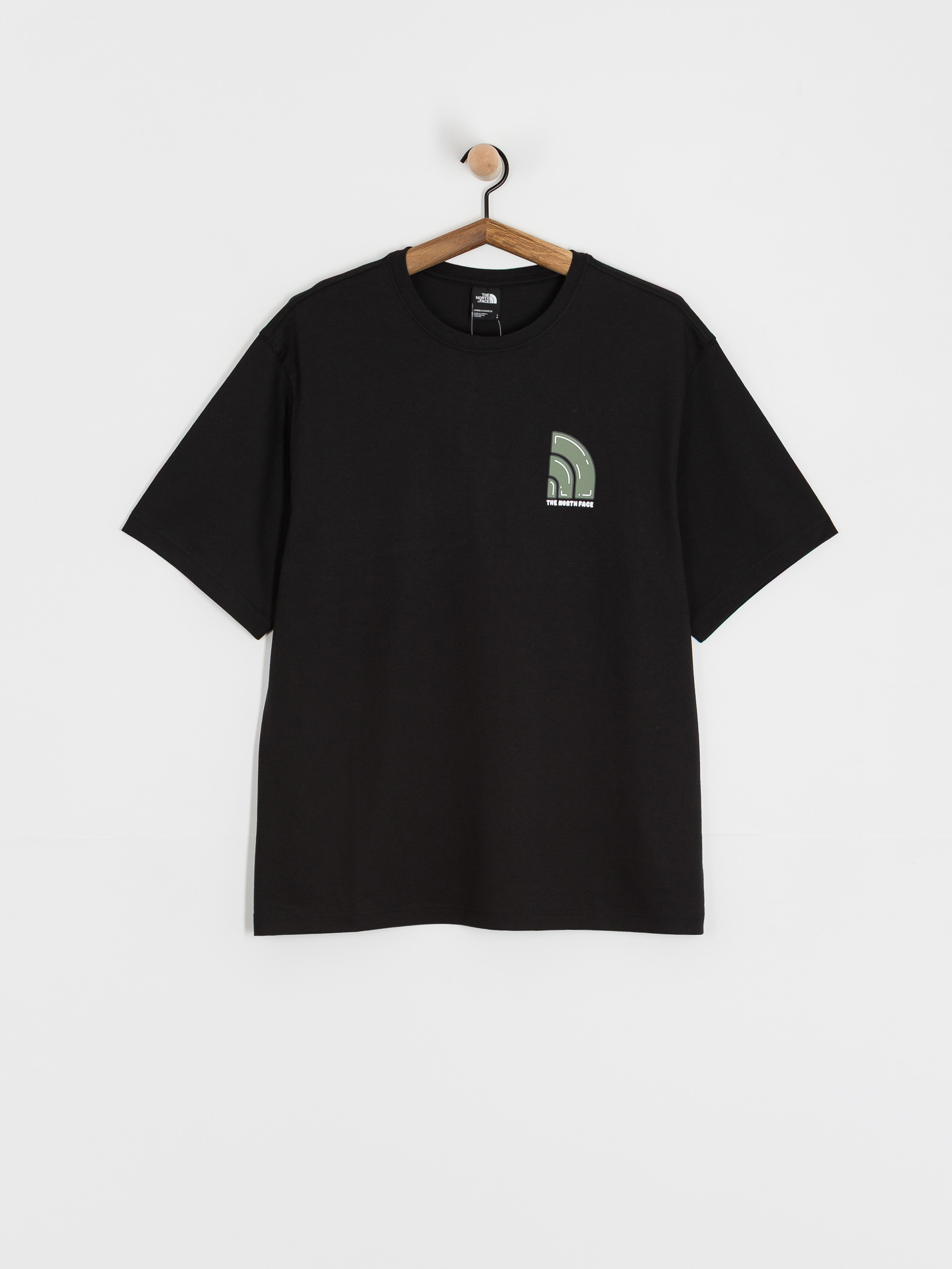 Tričko The North Face Bubble Logo Relaxed (tnf black)