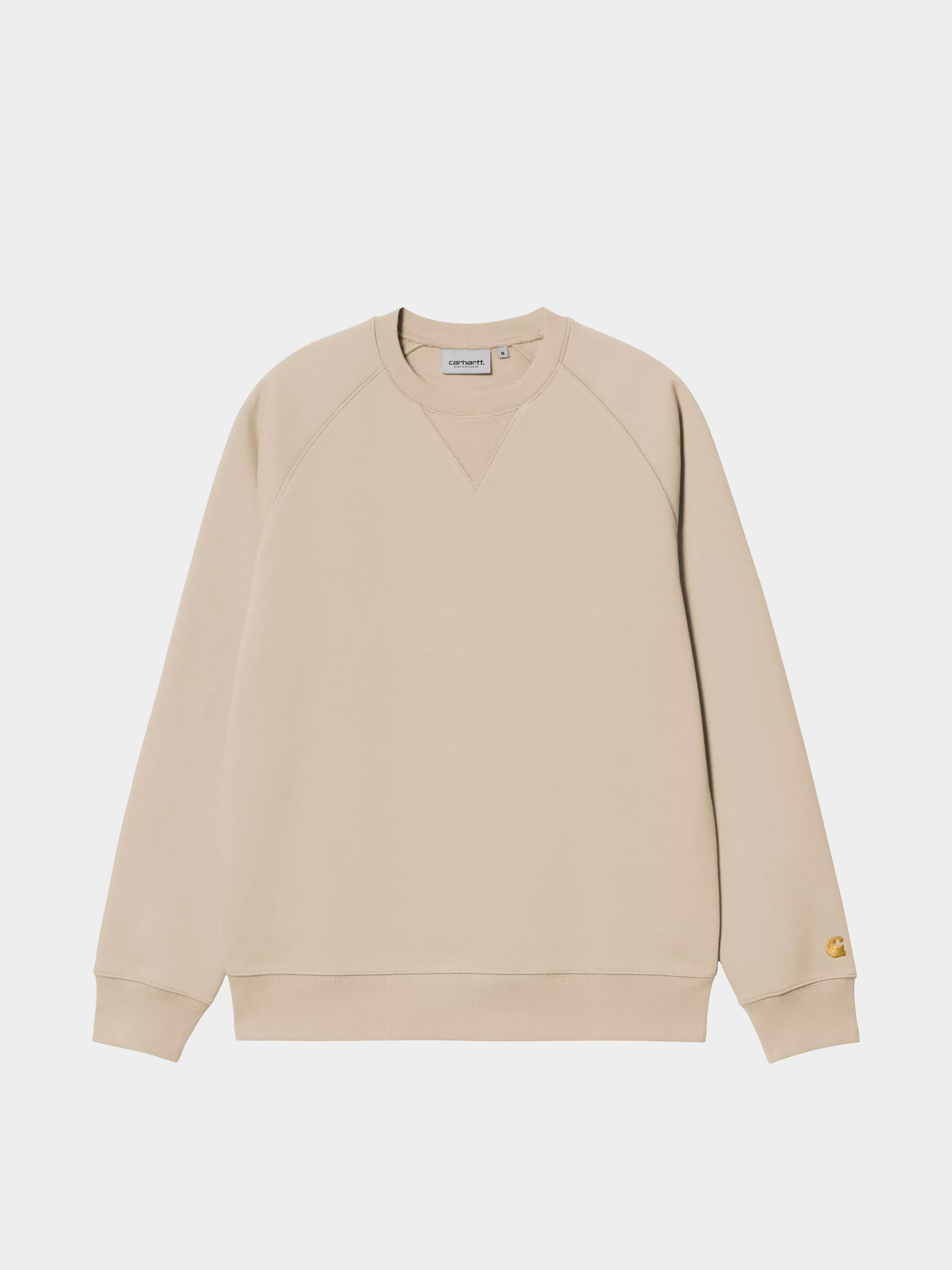 Mikina Carhartt WIP Chase (fleur de sel/gold)