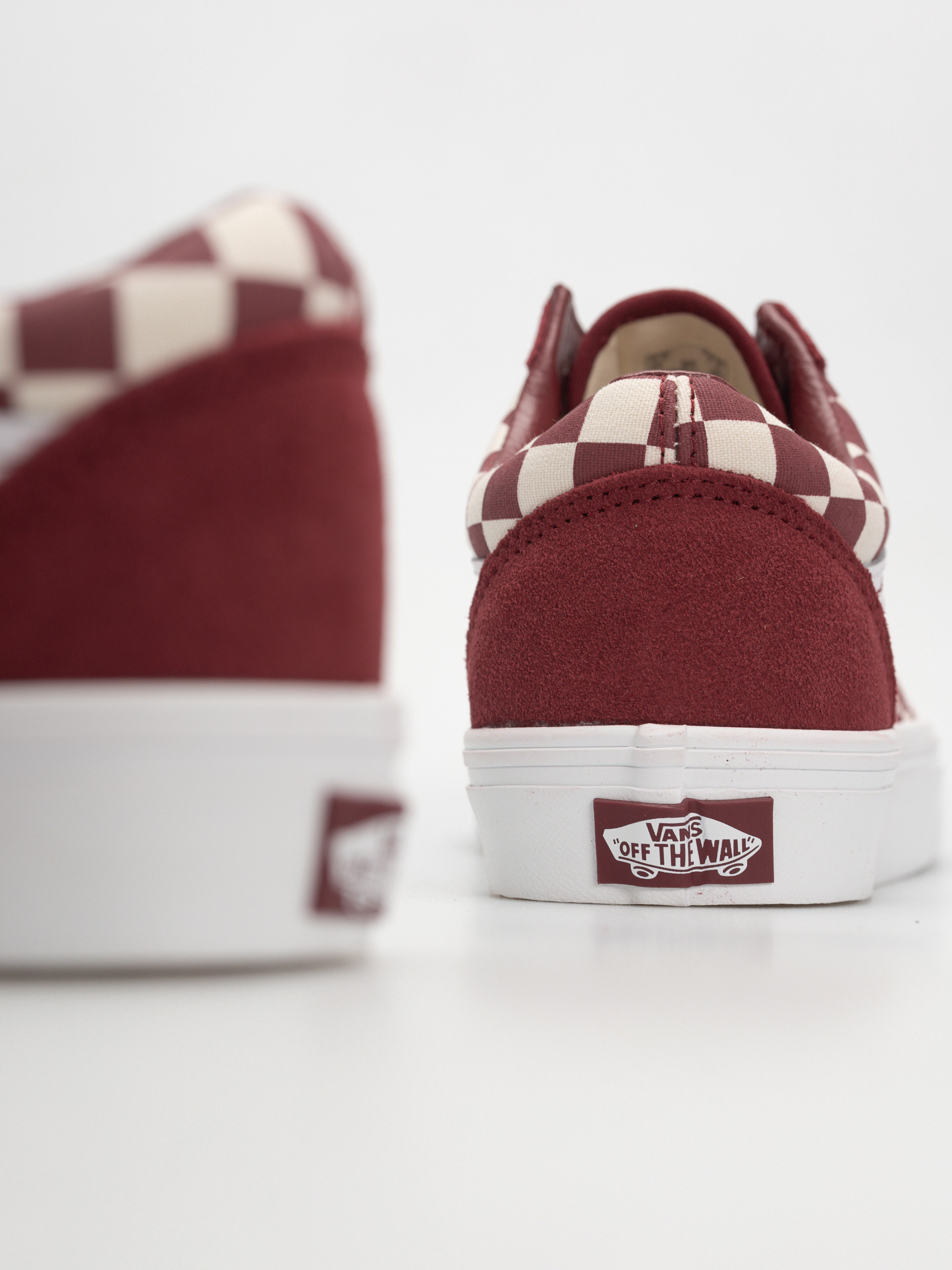 Boty Vans Old Skool (checkerboard red/white)