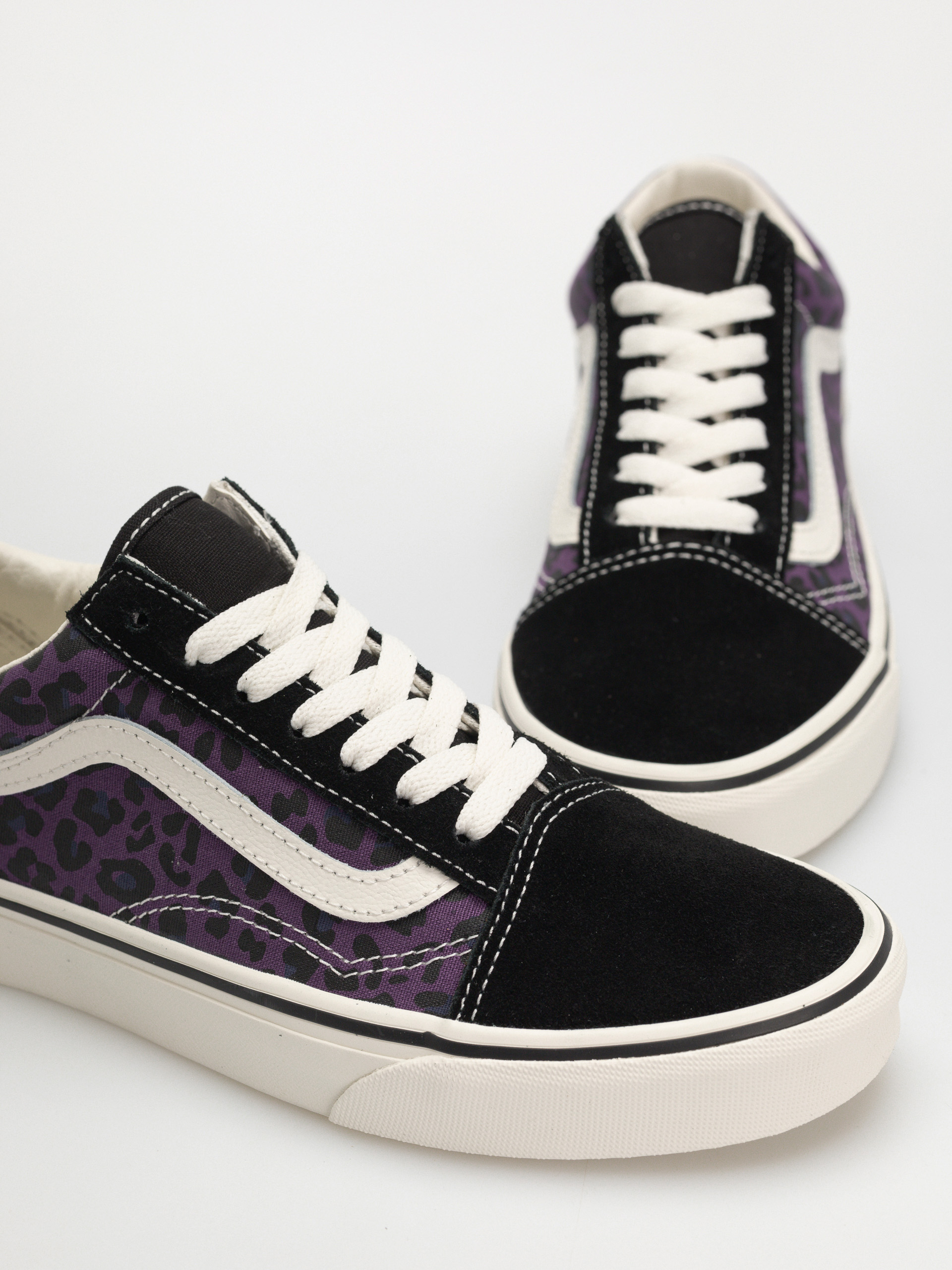 Boty Vans Old Skool (leopard/purple)