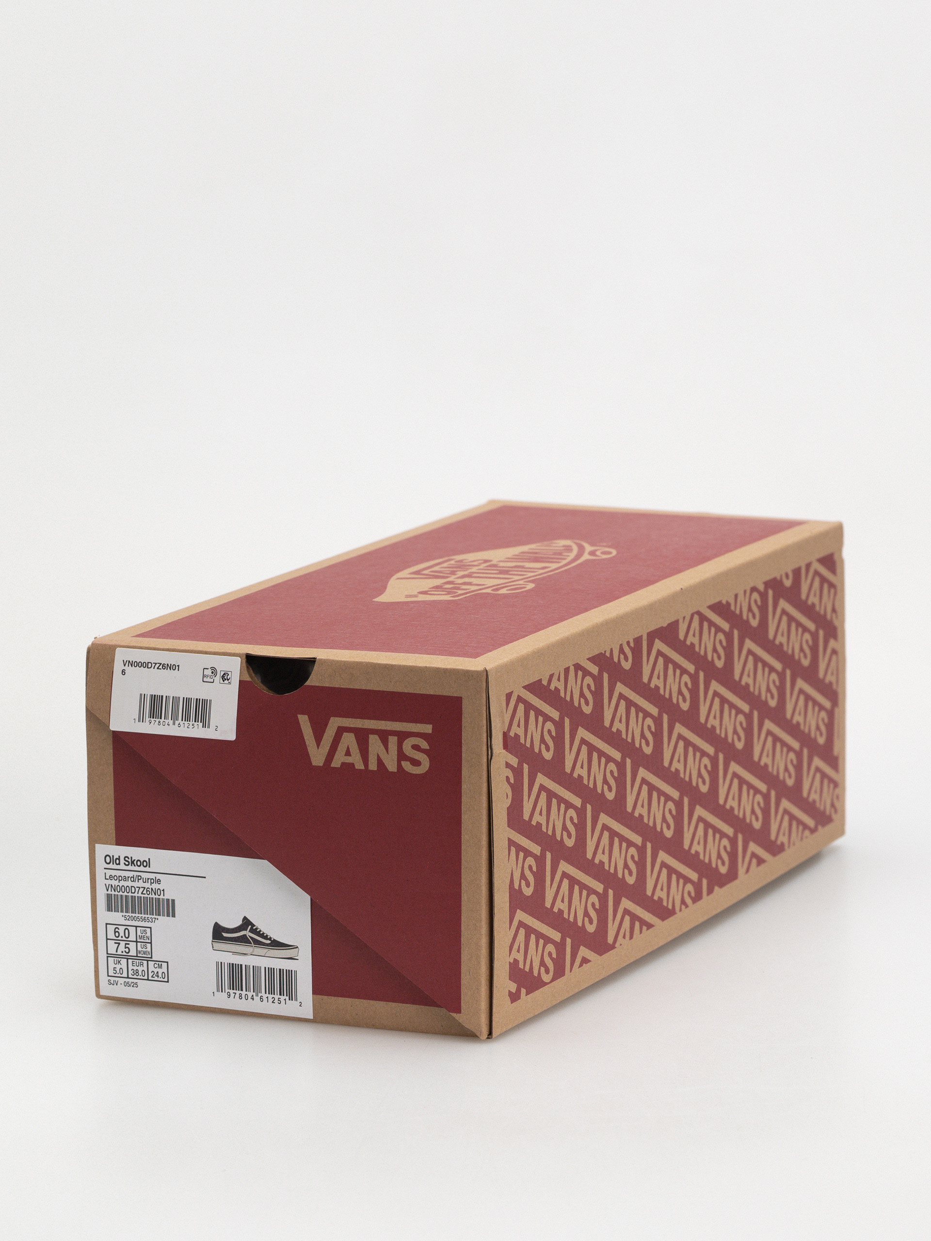 Boty Vans Old Skool (leopard/purple)