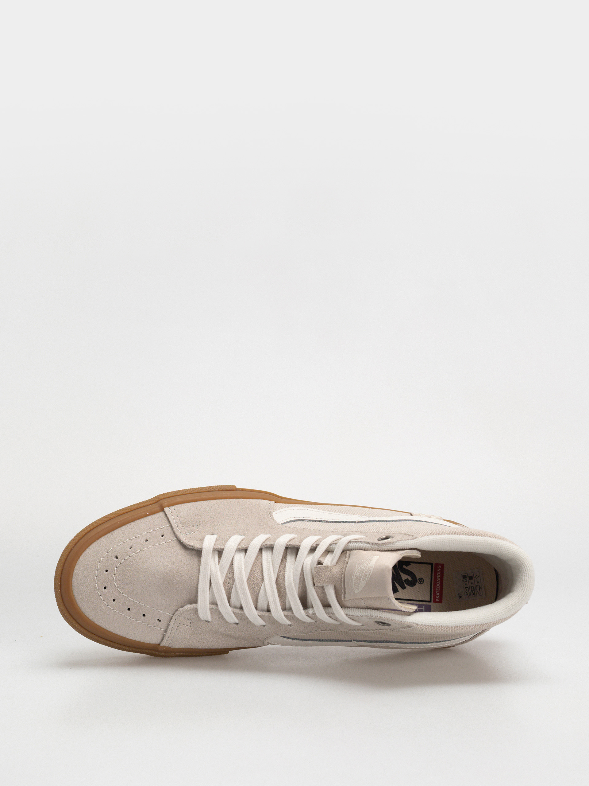 Boty Vans Skate Sk8 Hi (light gray/gum)