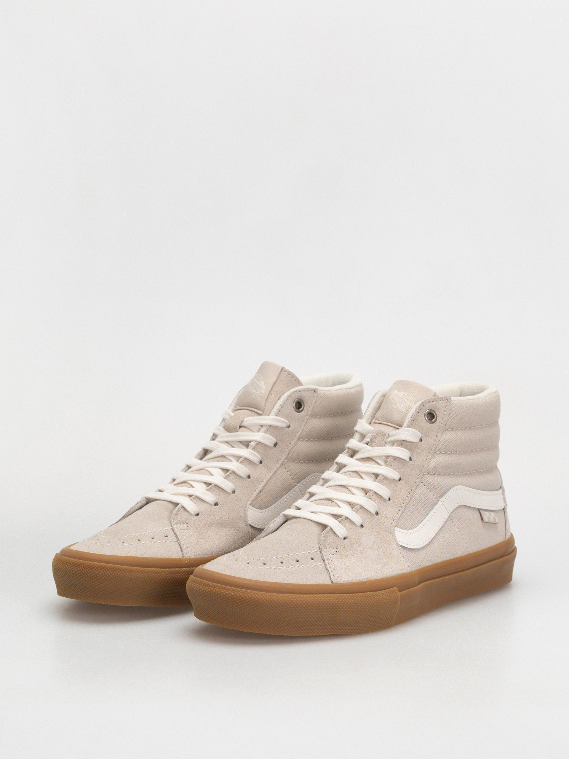 Boty Vans Skate Sk8 Hi (light gray/gum)
