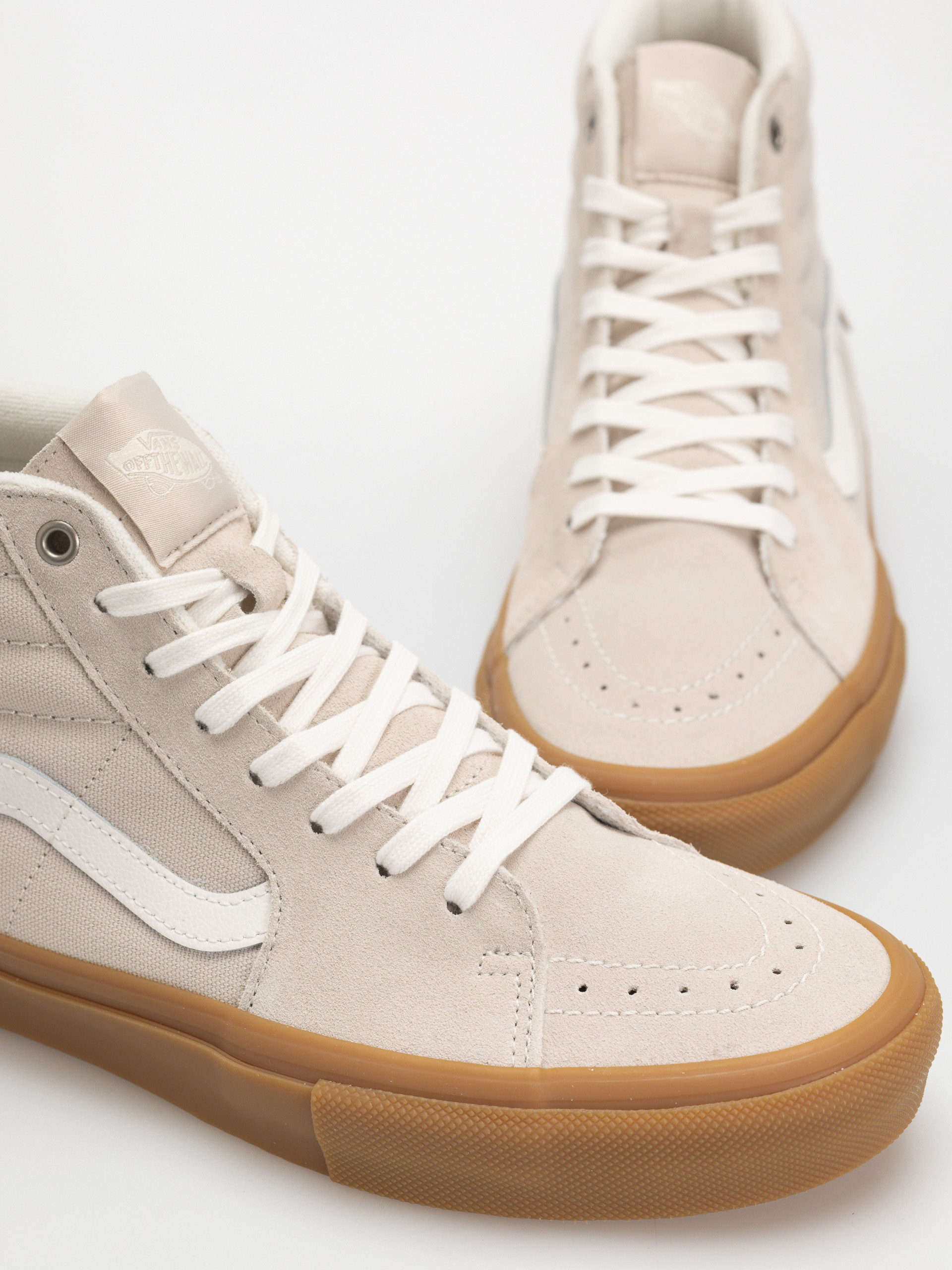 Boty Vans Skate Sk8 Hi (light gray/gum)