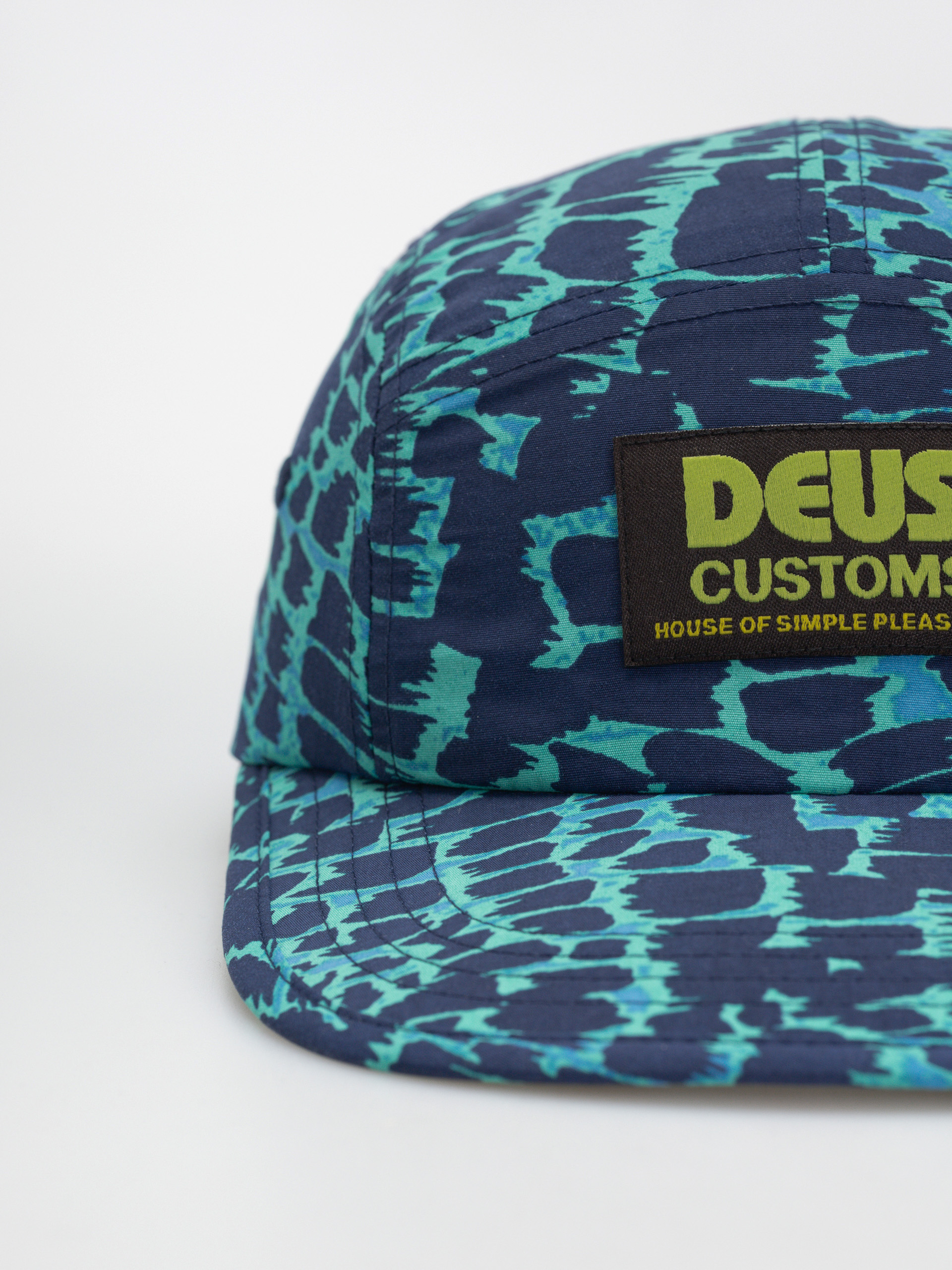 Kšiltovka  Deus Ex Machina Clement 5 Panel (wave ride blue)