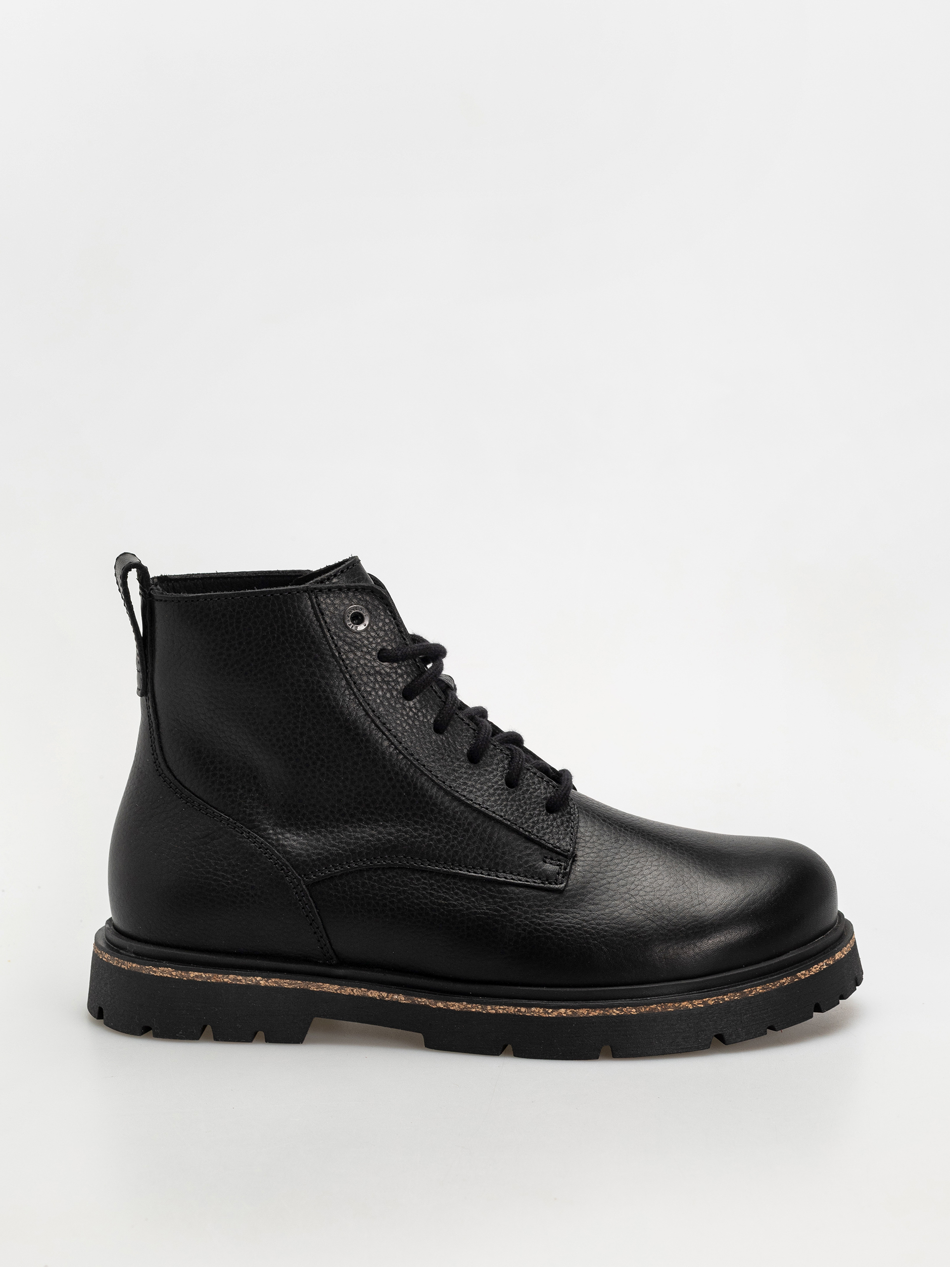 Boty Birkenstock Highwood Lace Mid Natural Leather Regular (black)