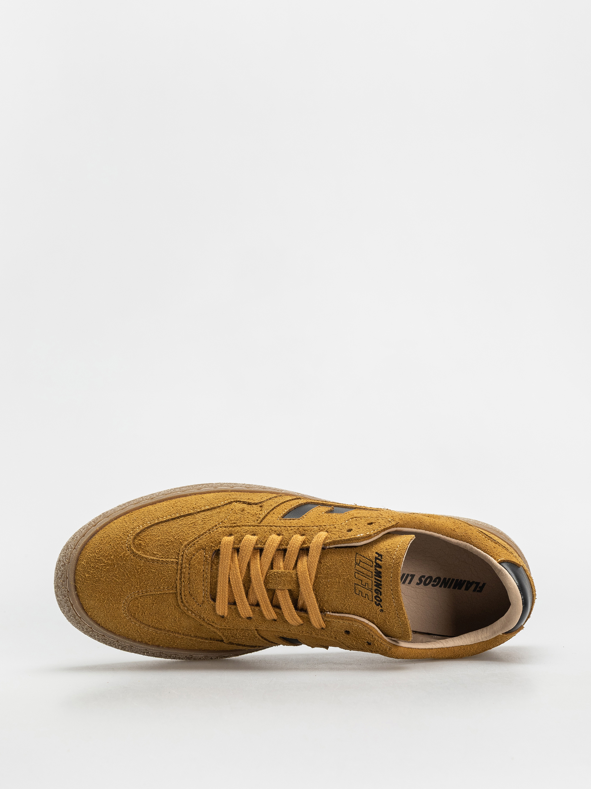 Boty Flamingos Life Burela Bold (hairy suede curry)