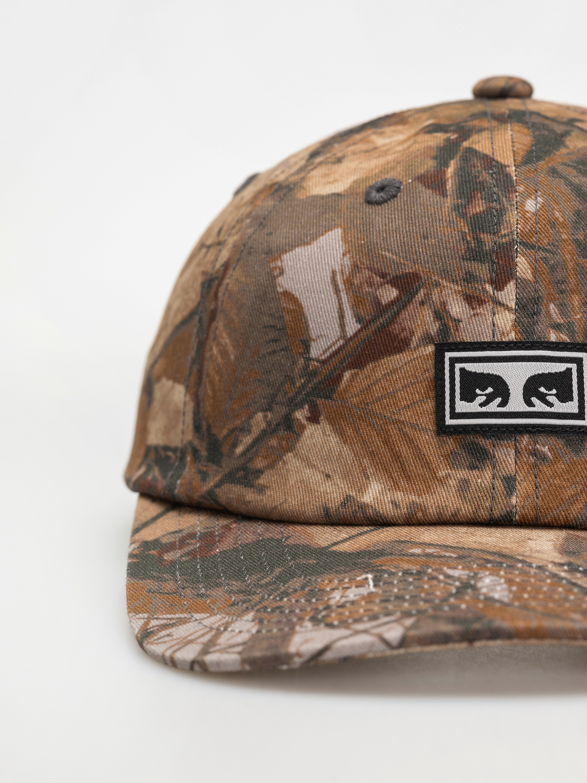 Kšiltovka  OBEY Icon Eyes Pigment 6 Panel Velc (fence camo multi)