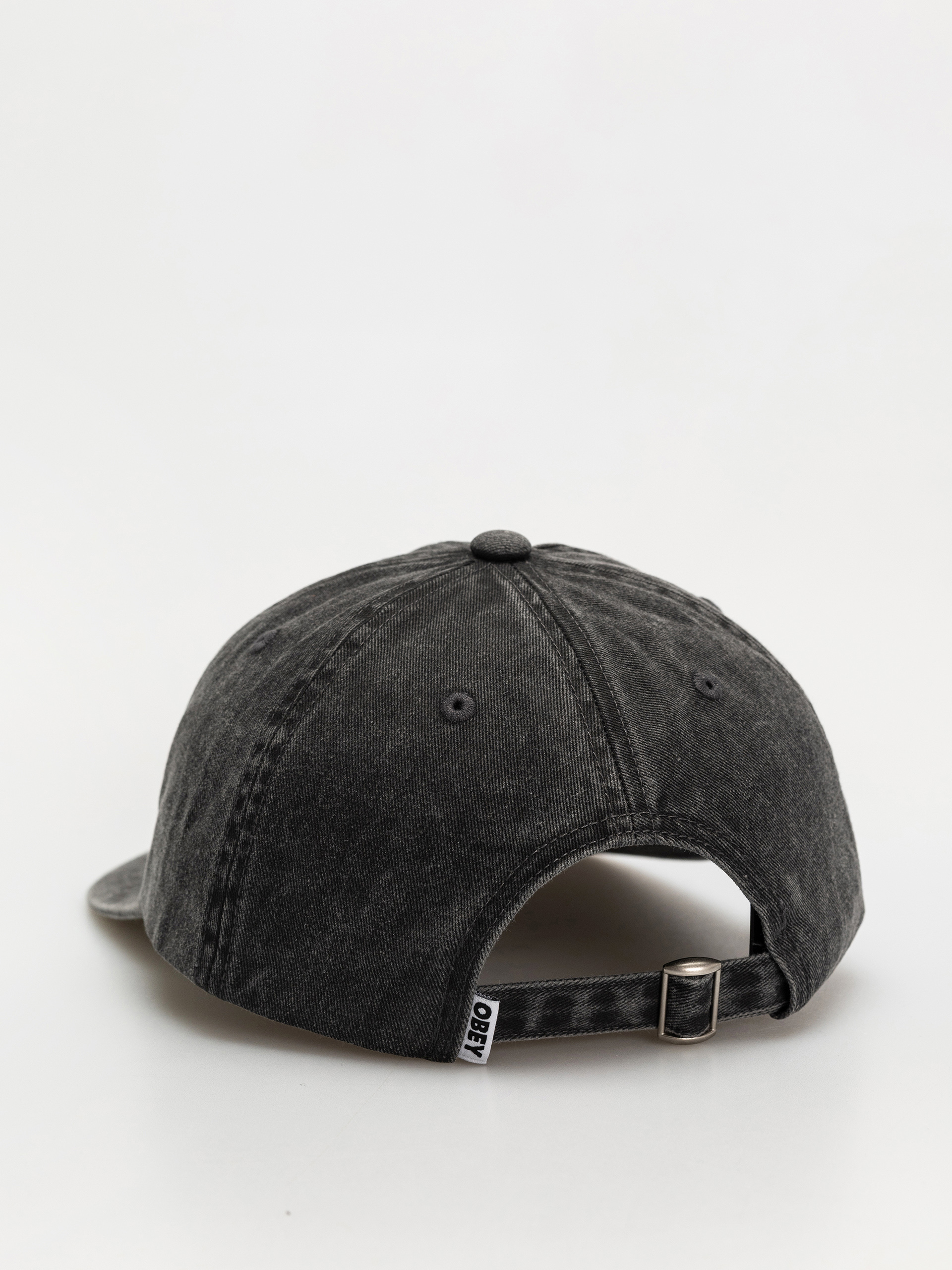 Kšiltovka  OBEY Pigment Bold 6 Panel Strapback (pigment black)