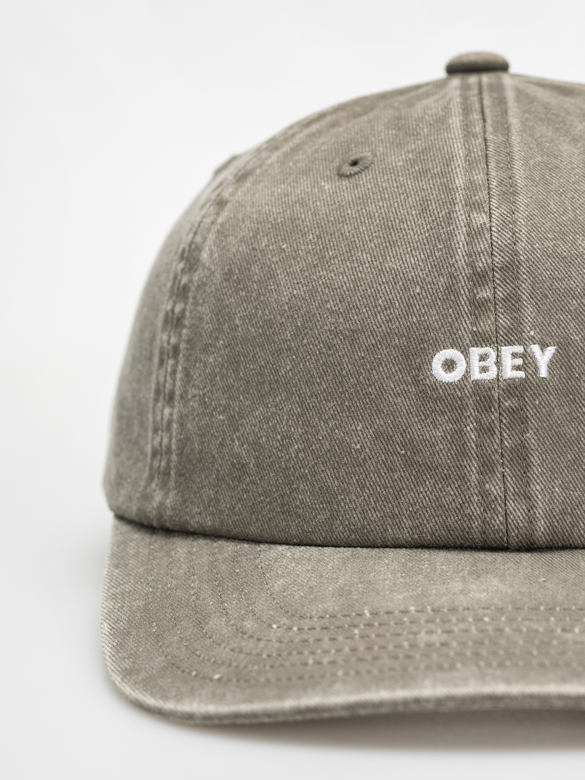 Kšiltovka  OBEY Pigment Bold 6 Panel Strapback (pigment olive)