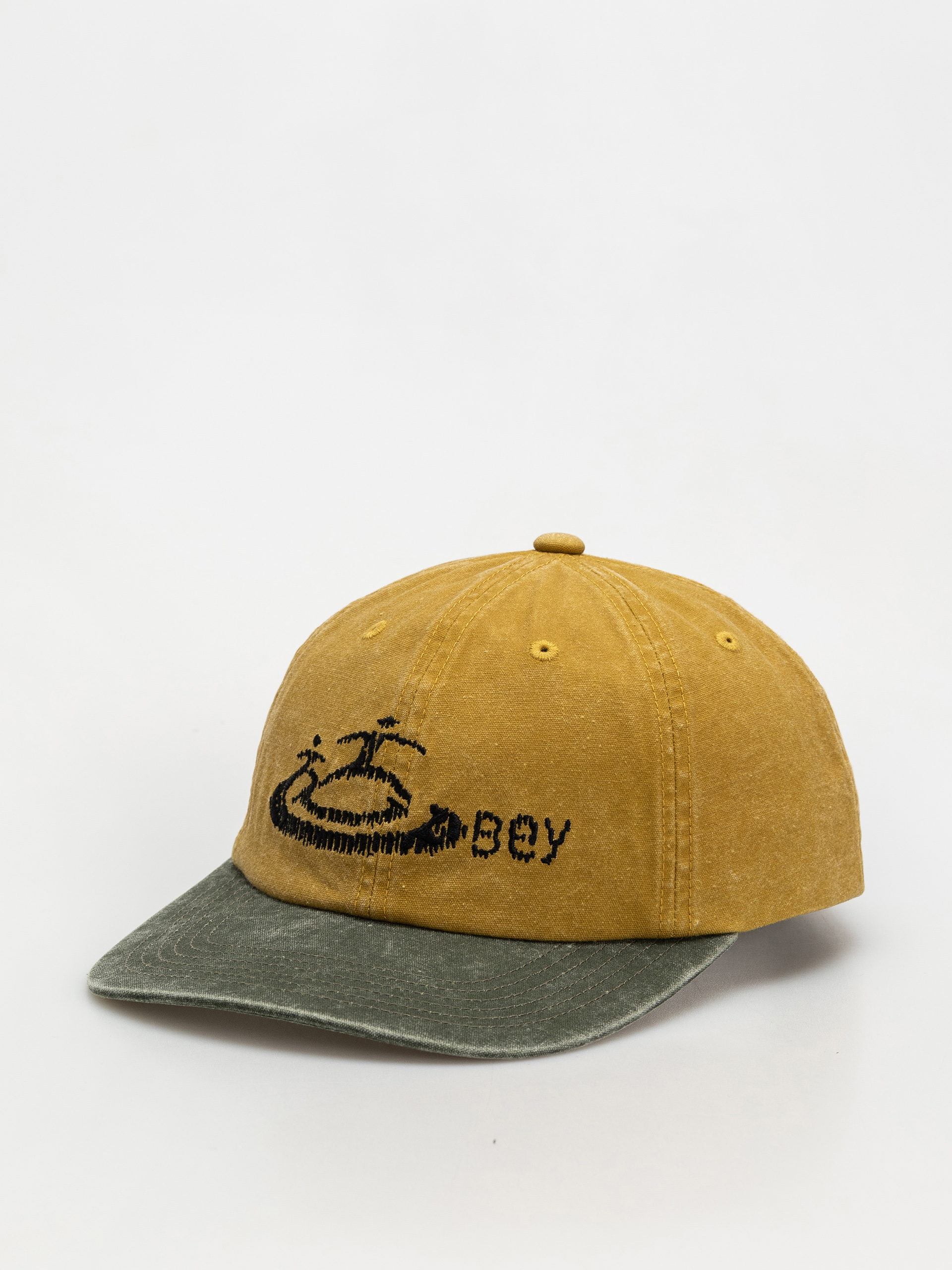 Ku0161iltovka  OBEY Pigment Obey Corp 6 Pnl Velcro (pigment mustard multi)
