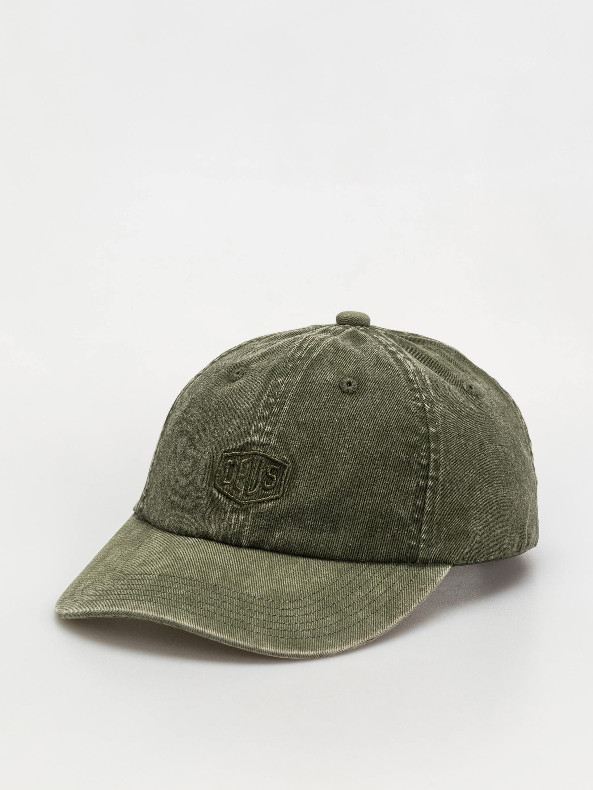 Kšiltovka  Deus Ex Machina Shield Garment Dyed Dad Cap (cypress green)