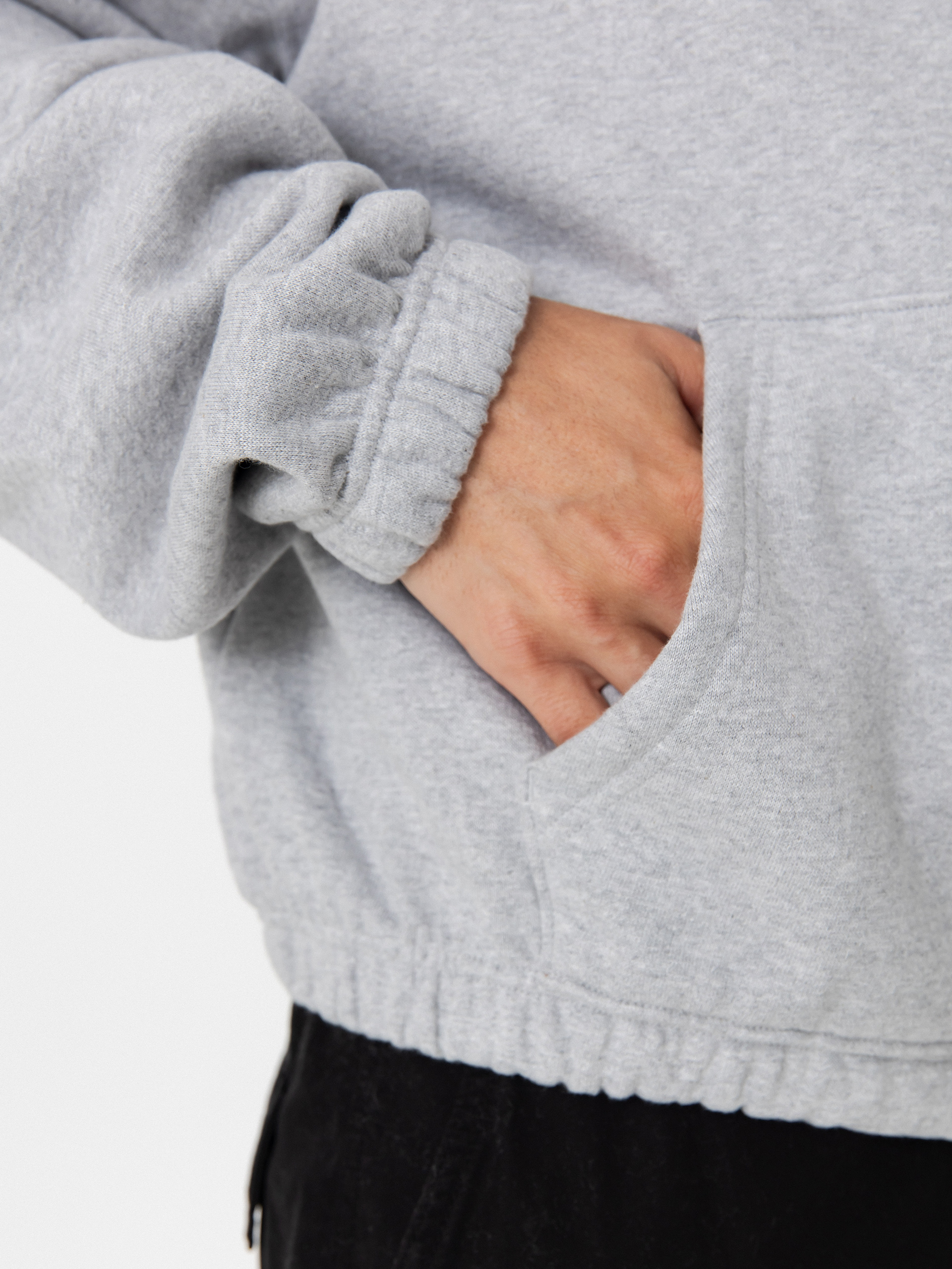 Mikina s kapucí Wasted Paris Yard Boxy ZHD (ash grey)