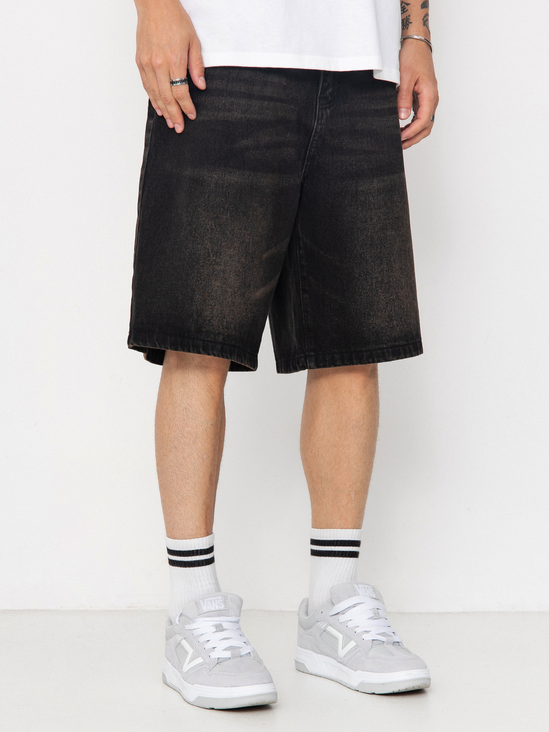 Kraťasy Wasted Paris Sandblast Casper (faded black)