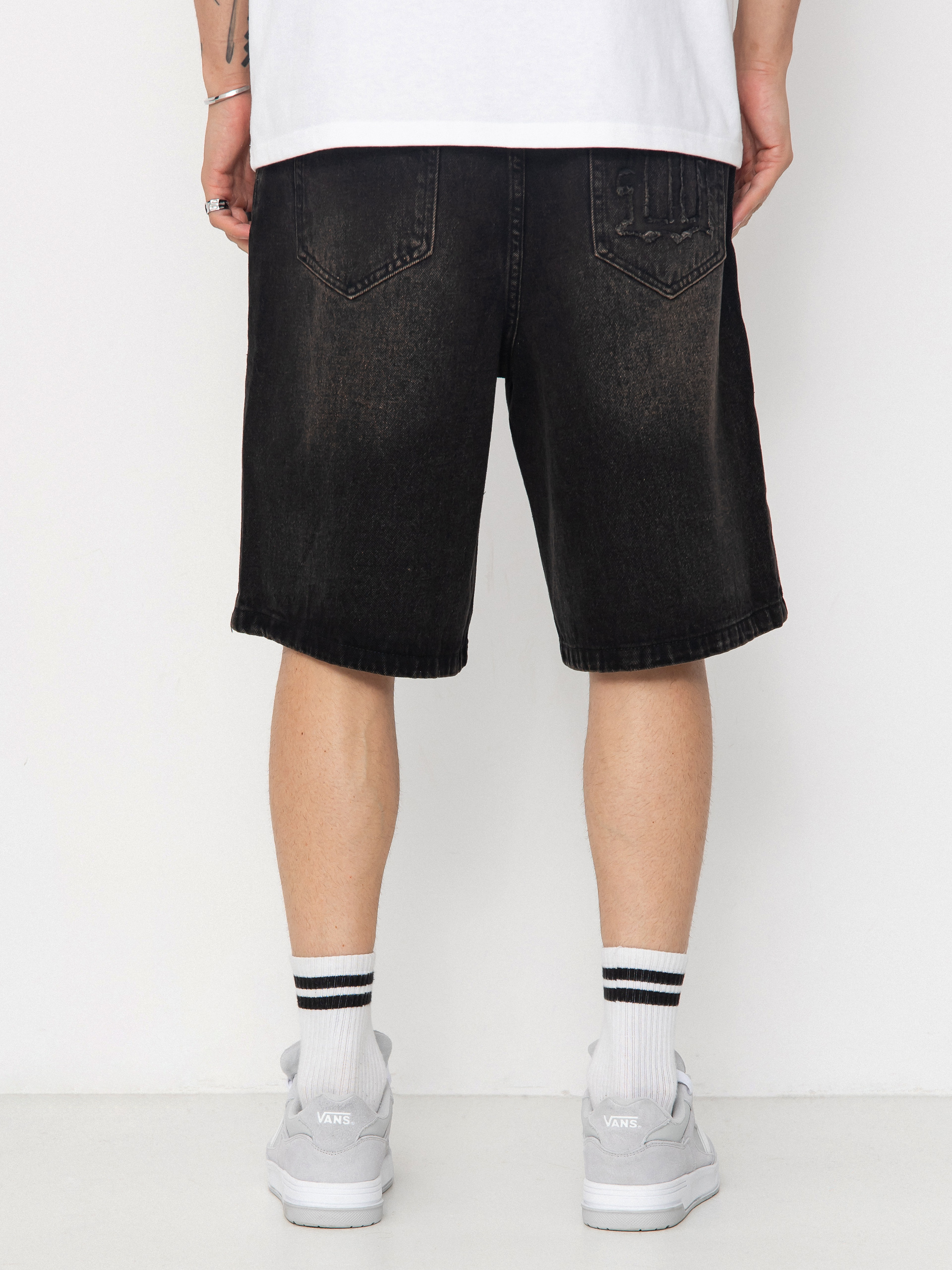 Kraťasy Wasted Paris Sandblast Casper (faded black)