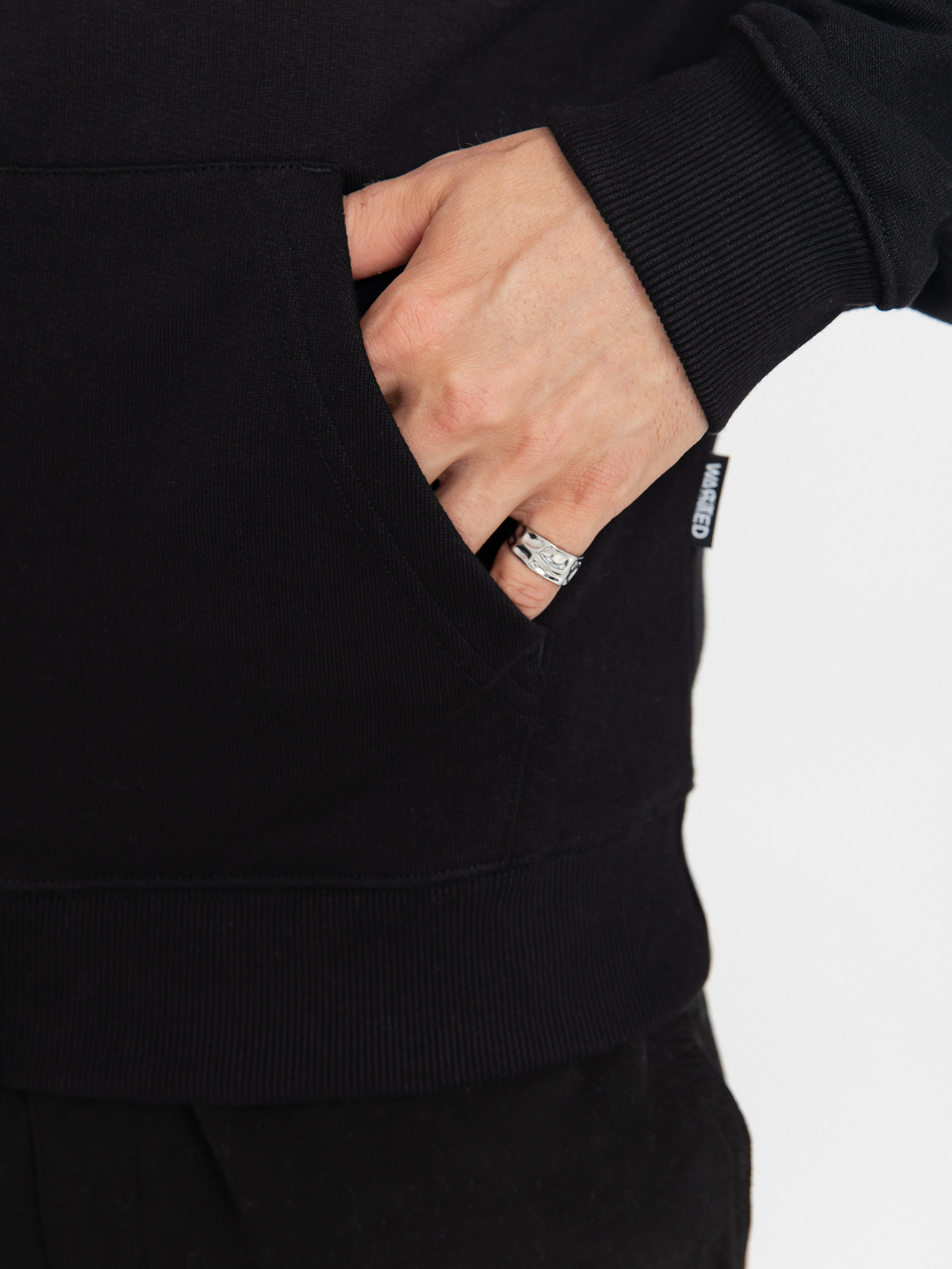 Mikina s kapucí Wasted Paris Metal Blade ZHD (black)