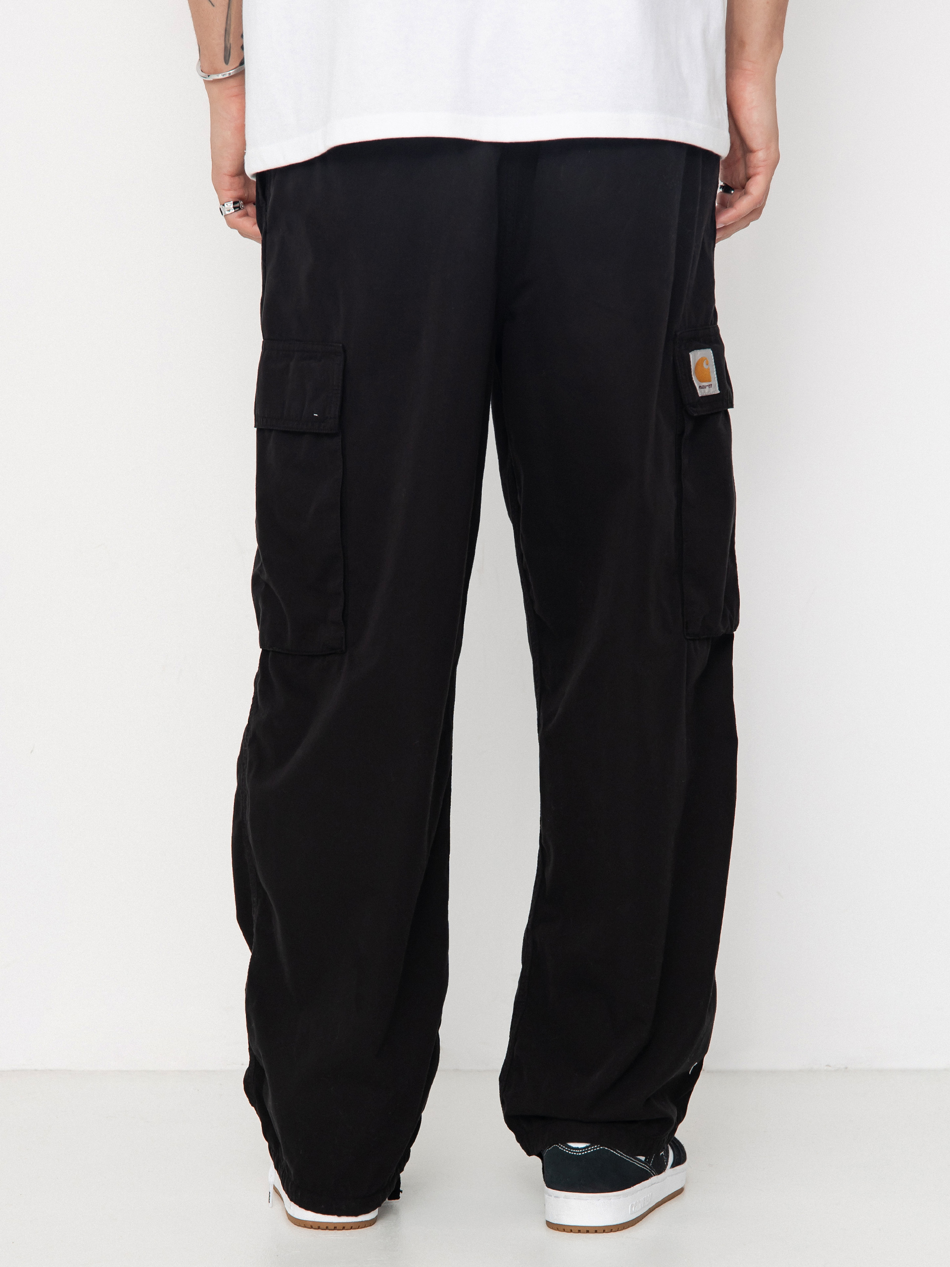 Kalhoty Carhartt WIP Kade Cargo (black/garment dyed)