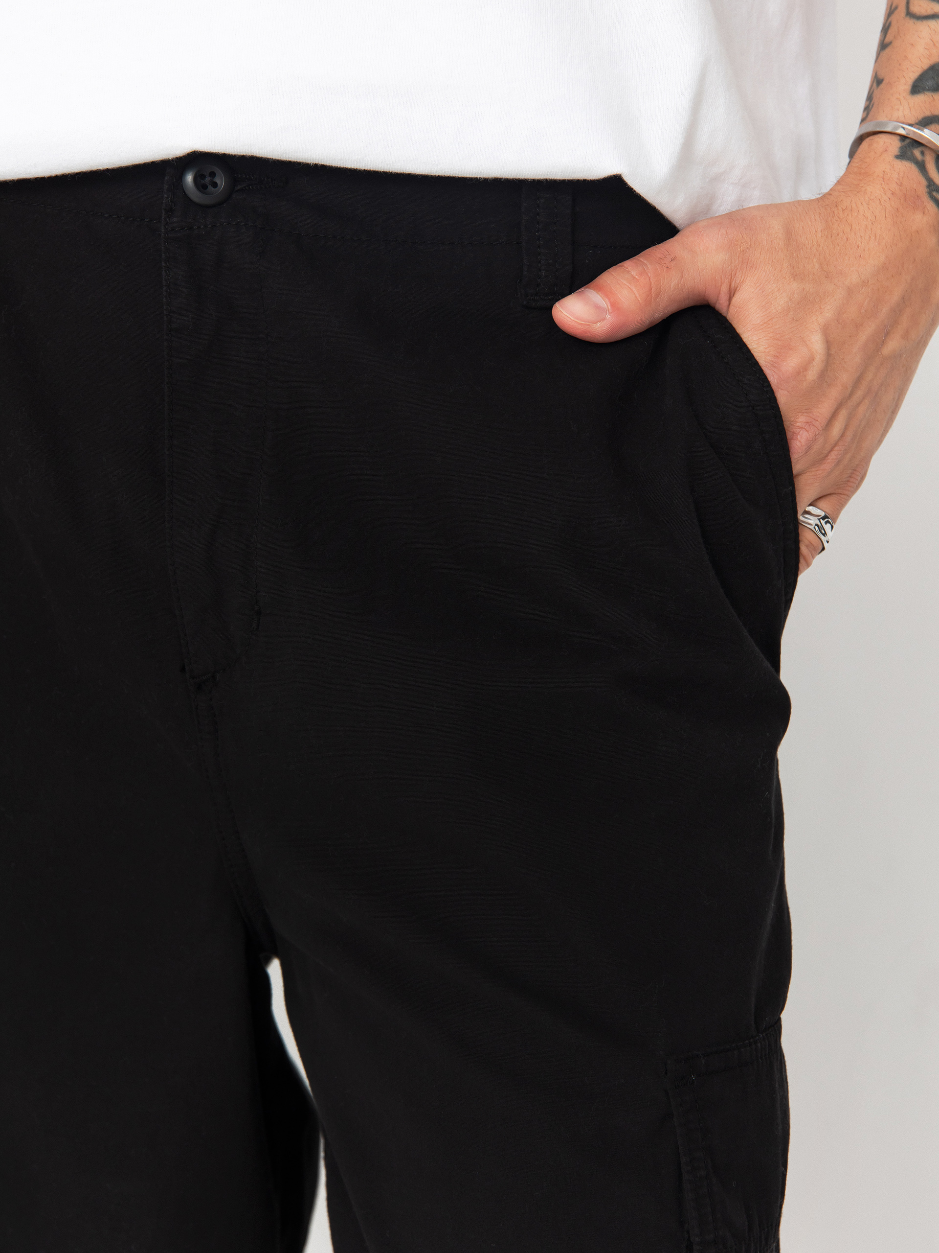 Kalhoty Carhartt WIP Kade Cargo (black/garment dyed)