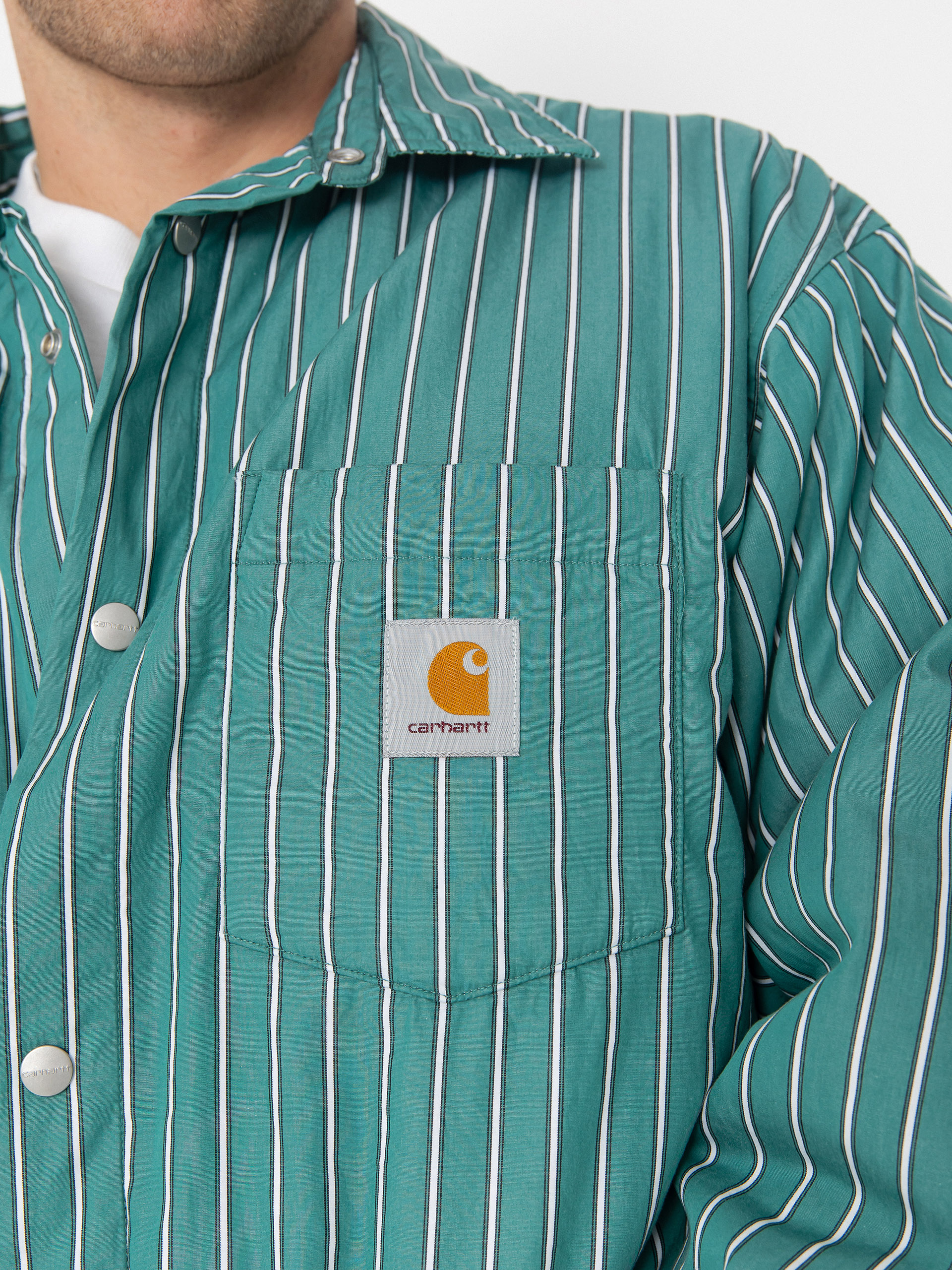 Bunda Carhartt WIP Grimsby (grimsby stripe/saguaro)