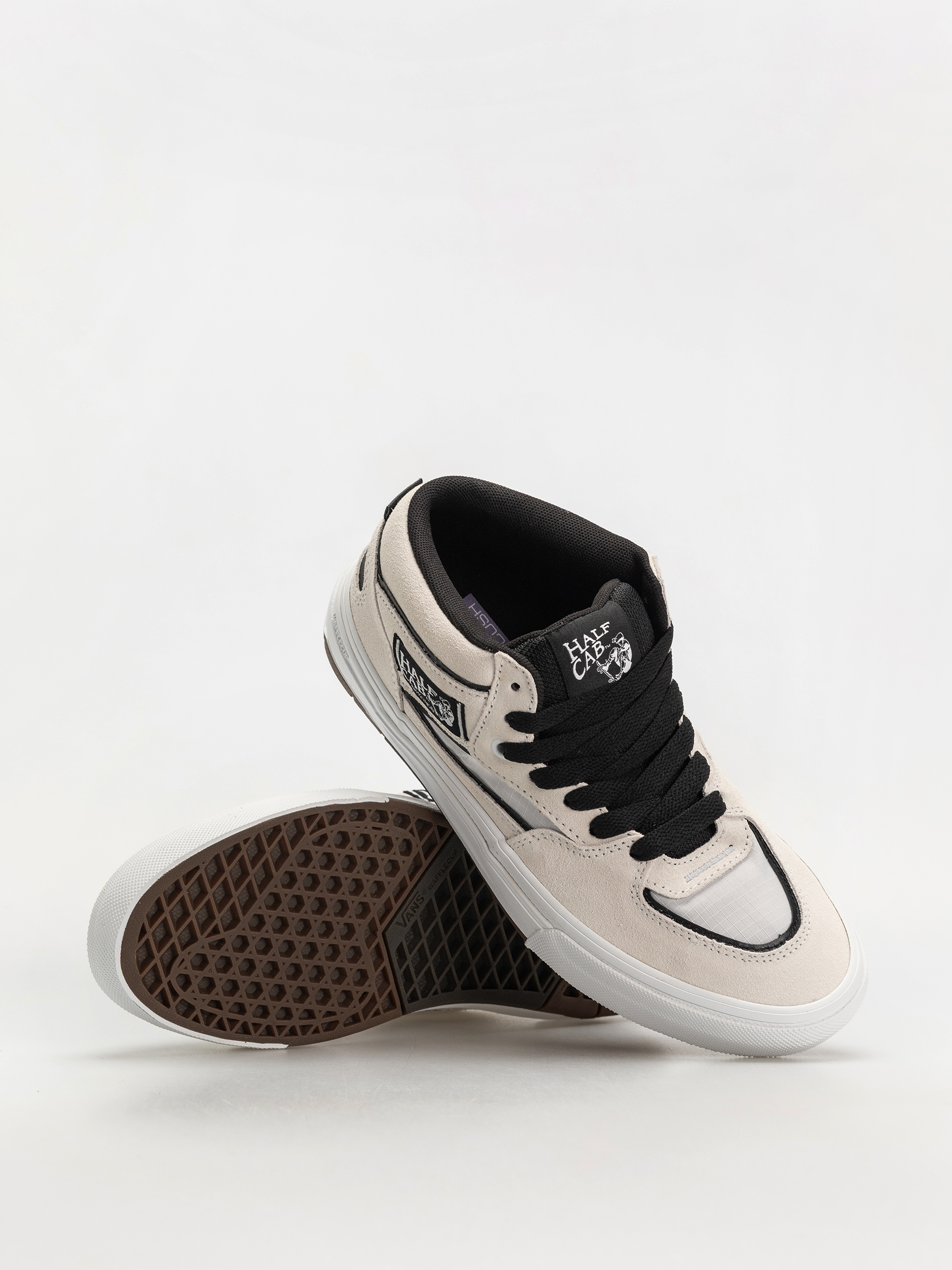 Boty Vans Skate Half Cab Wafflecup (white/black)