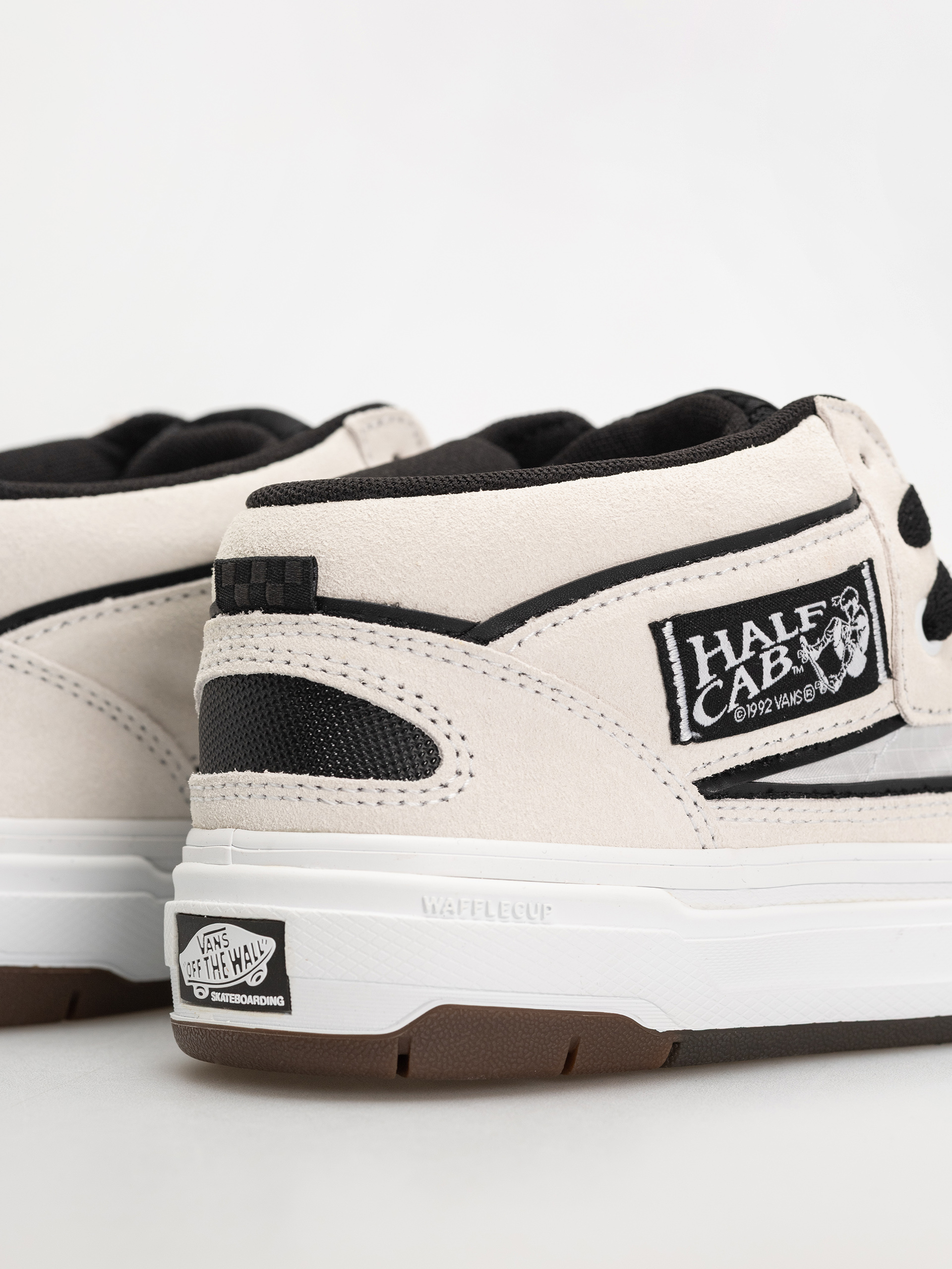 Boty Vans Skate Half Cab Wafflecup (white/black)
