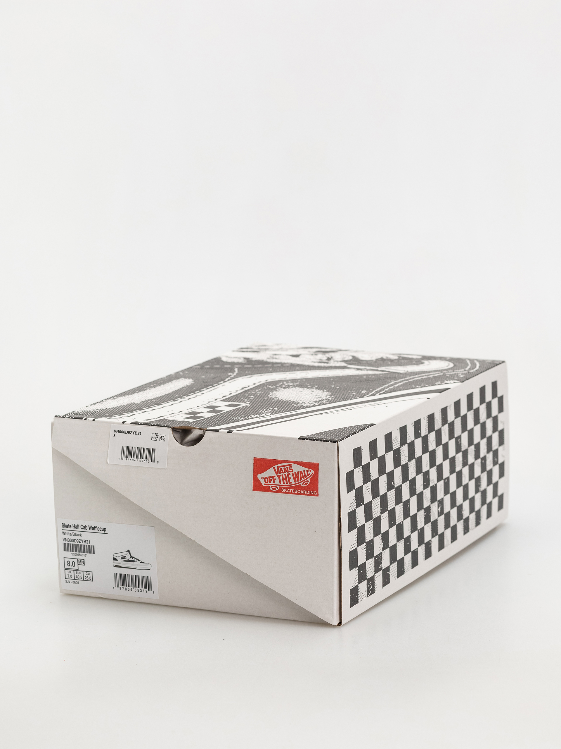 Boty Vans Skate Half Cab Wafflecup (white/black)