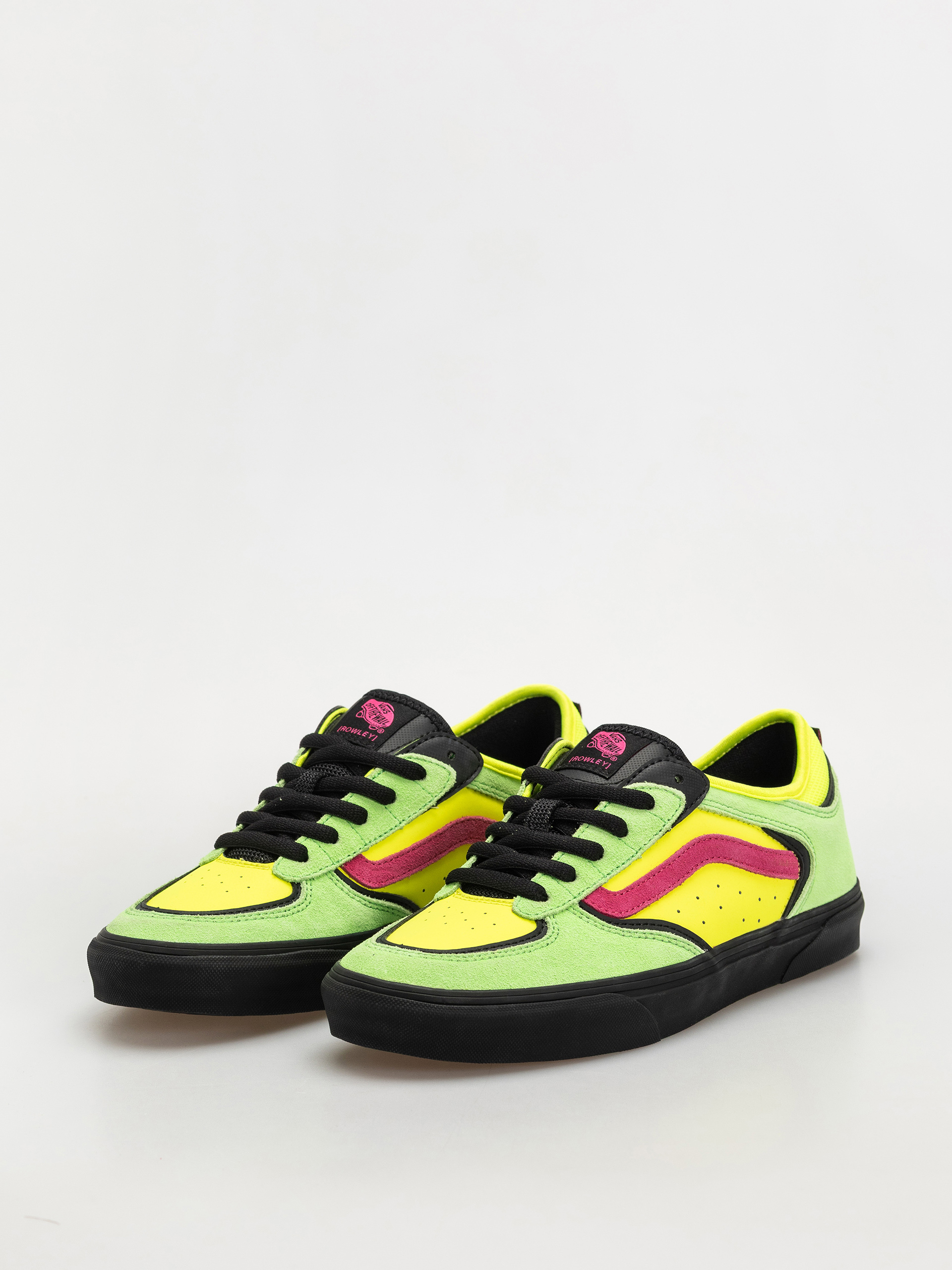 Boty Vans Skate Rowley (neon pink/green)