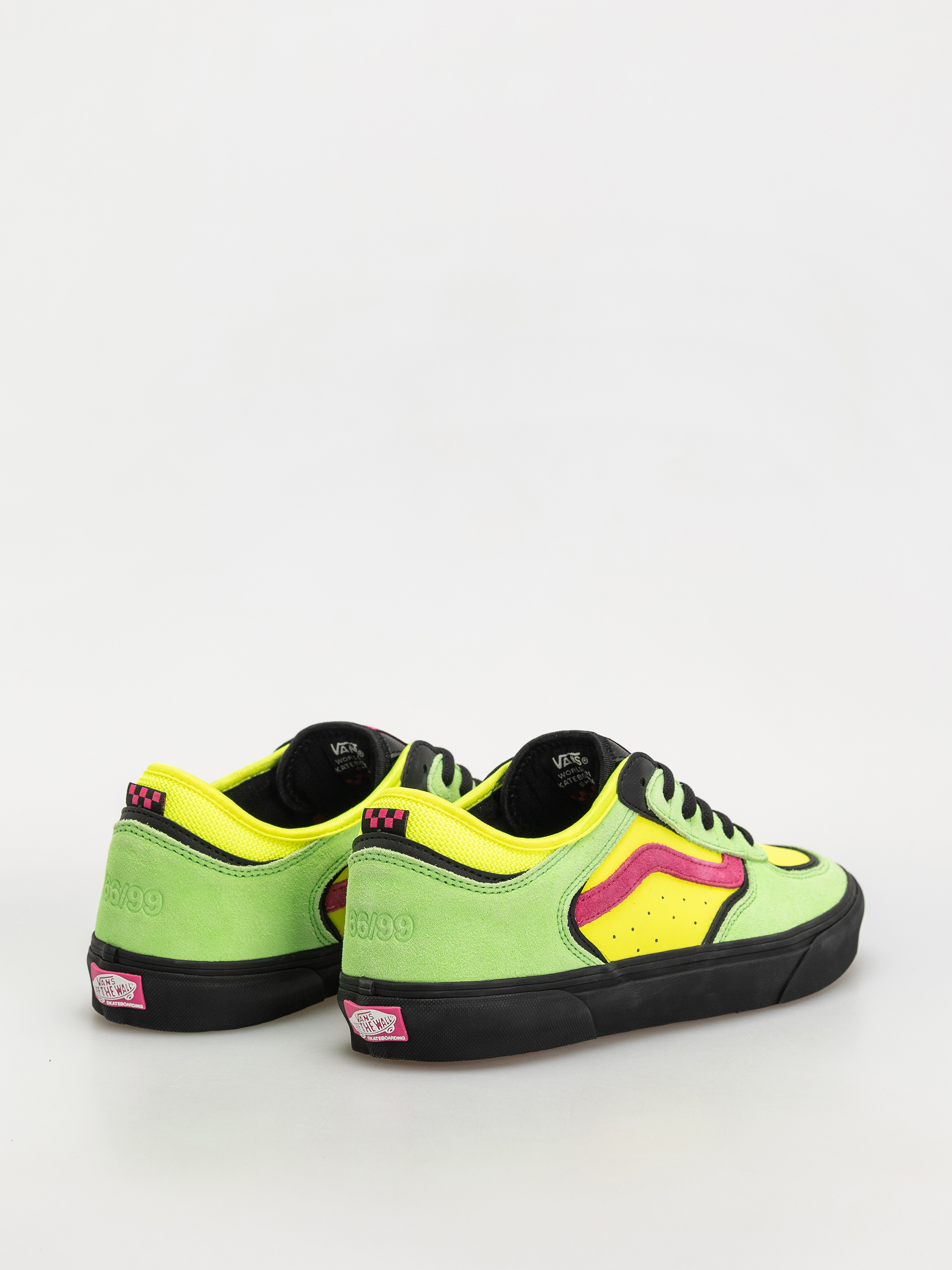 Boty Vans Skate Rowley (neon pink/green)