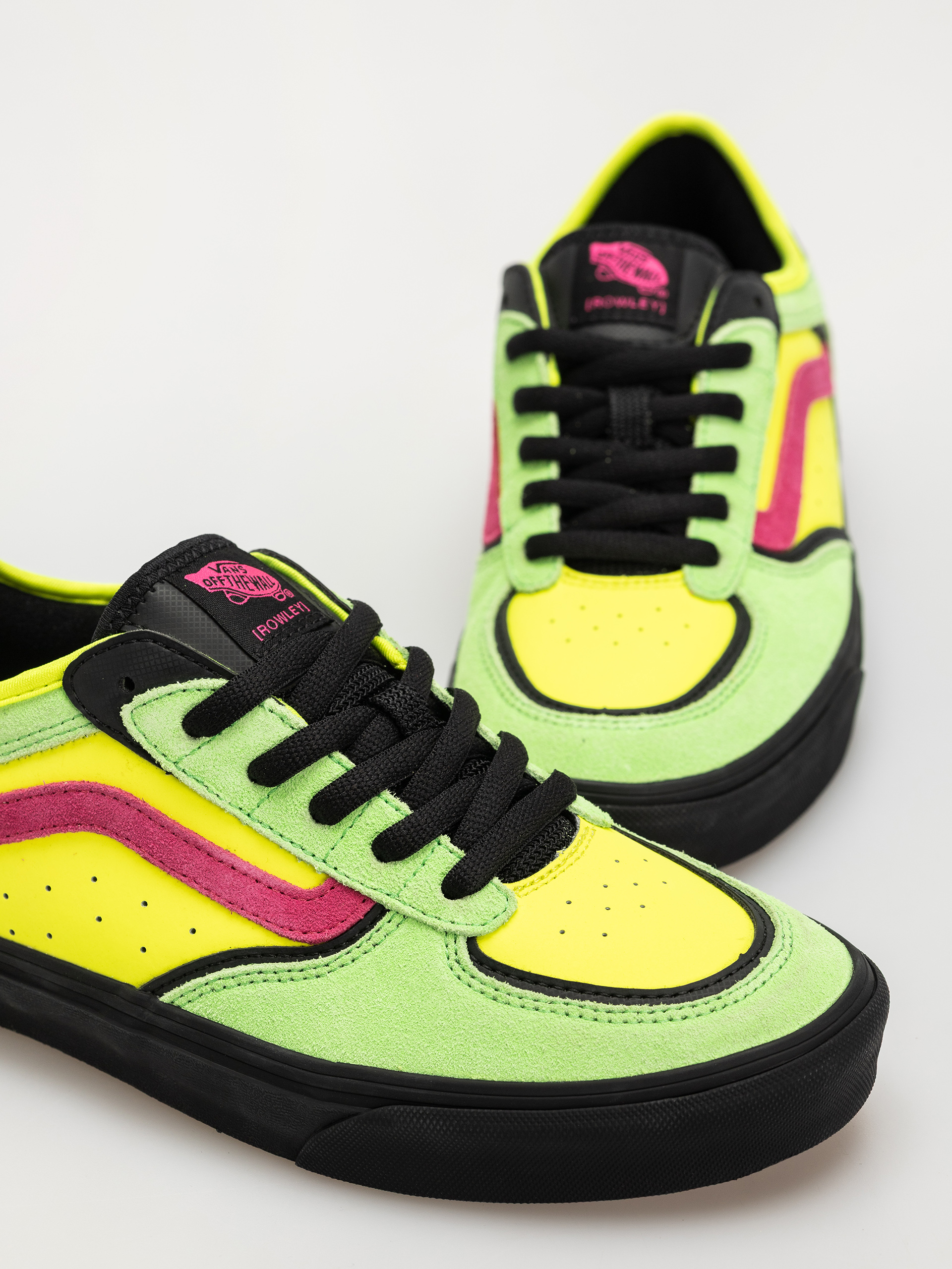 Boty Vans Skate Rowley (neon pink/green)