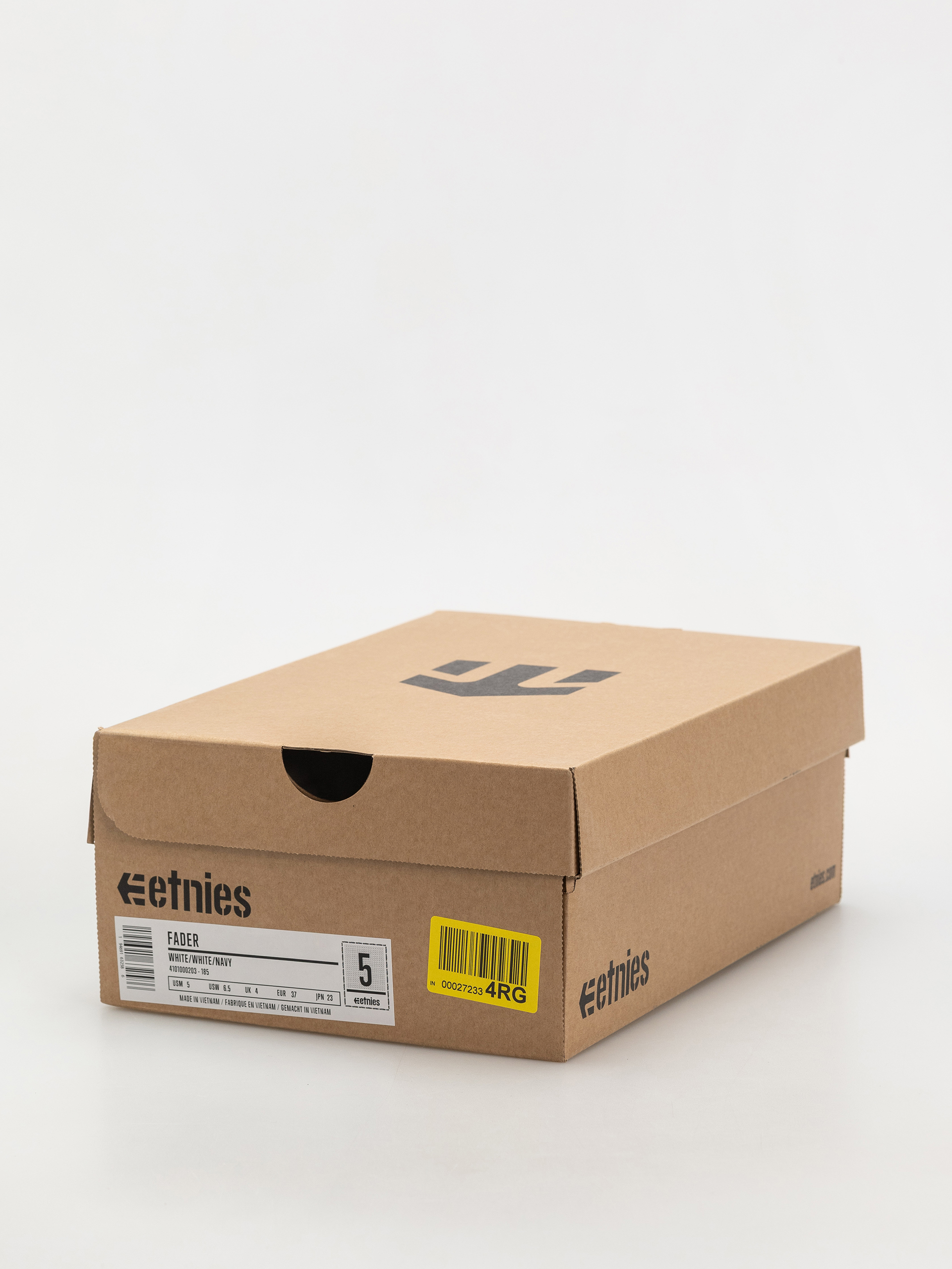 Boty Etnies Fader (white/white/navy)