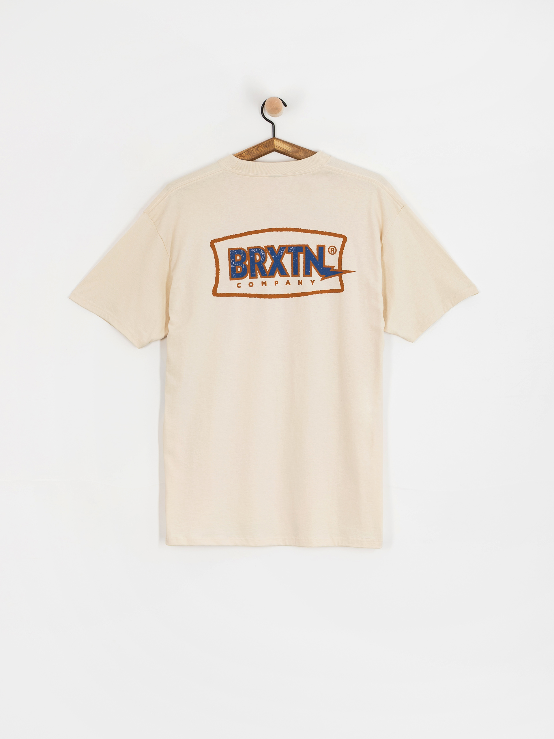 Tričko Brixton Lightning Std (cream)