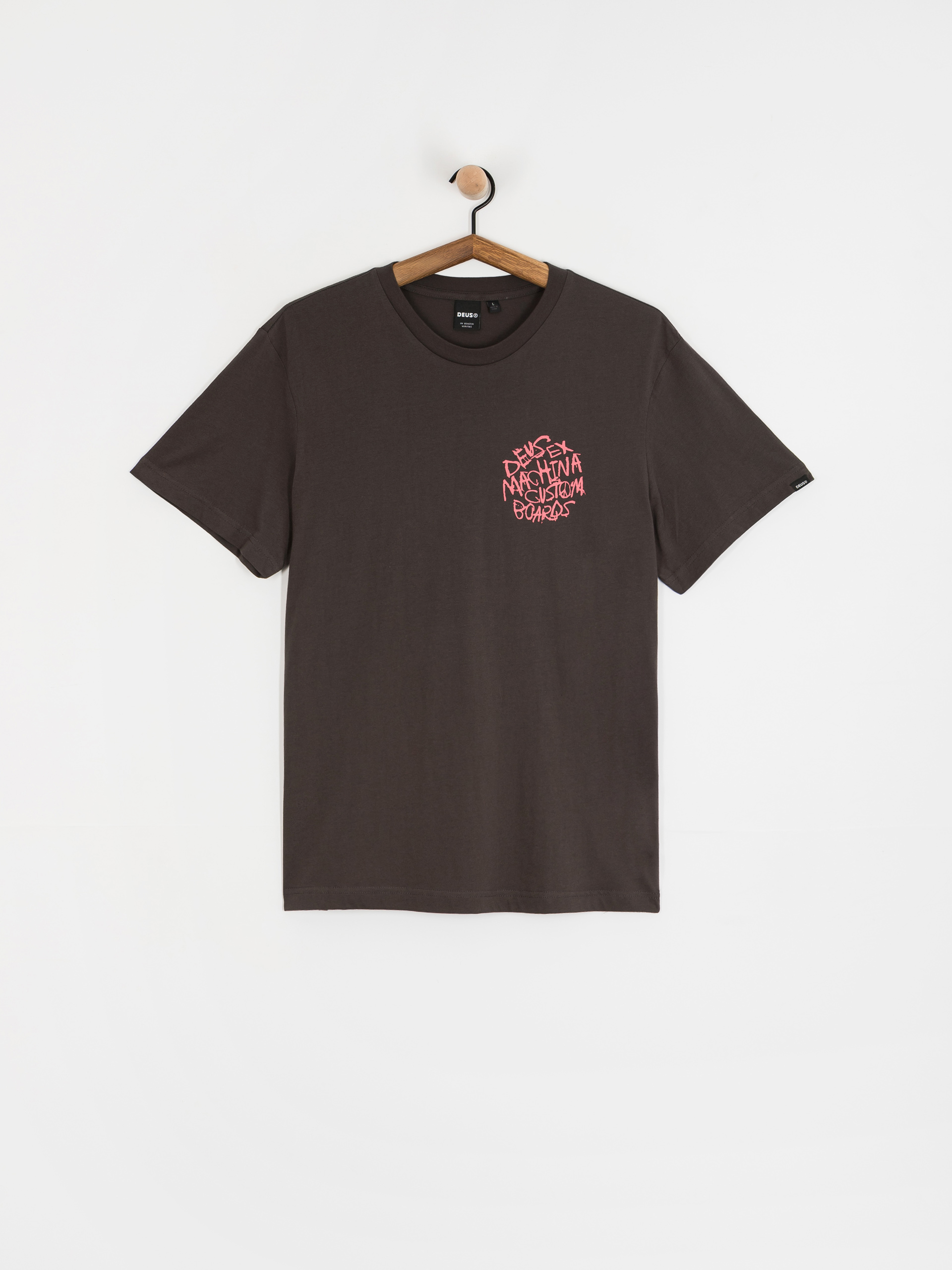 Tričko Deus Ex Machina Scrambler (anthracite)