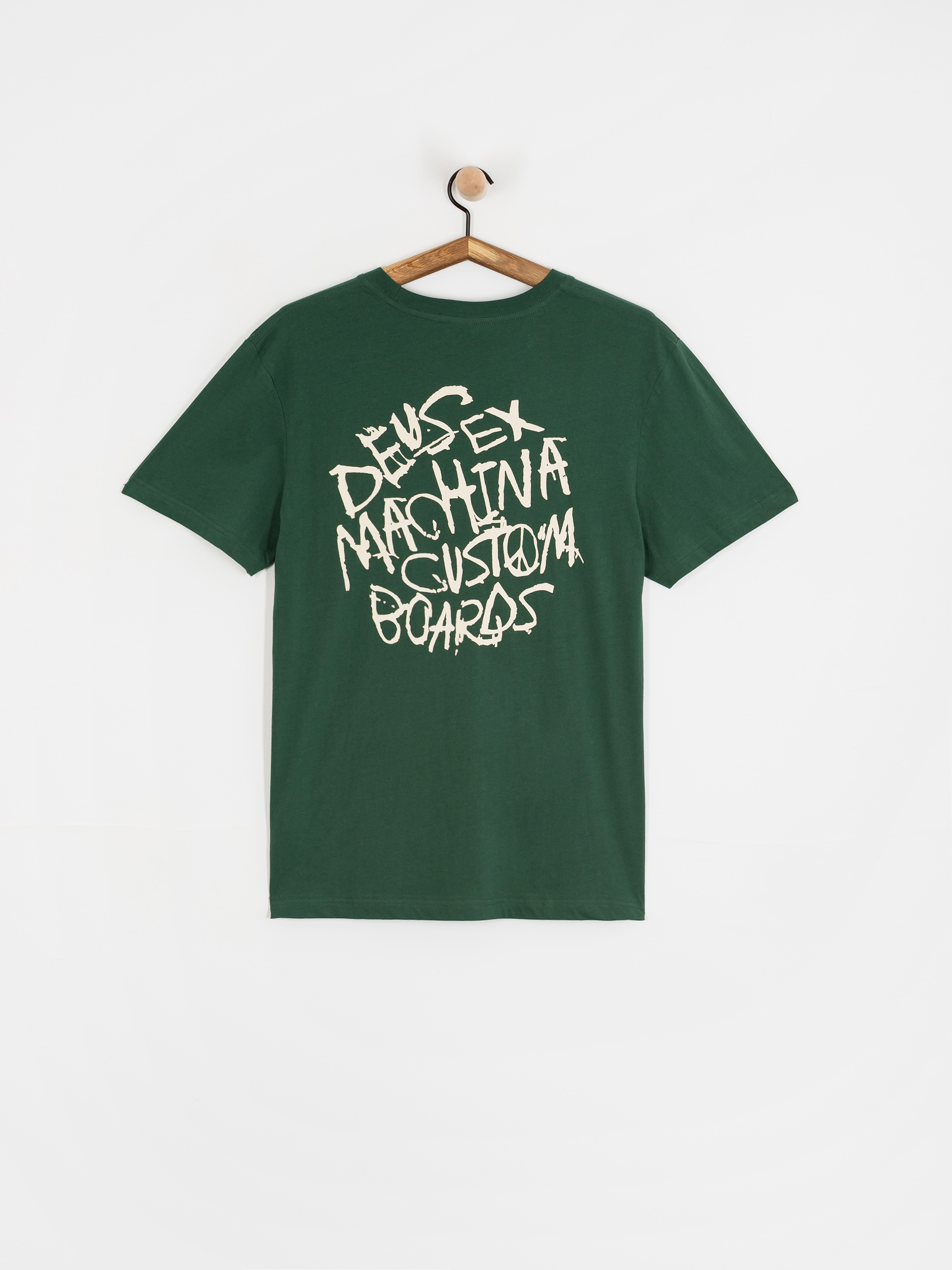 Tričko Deus Ex Machina Scrambler (hunter green)