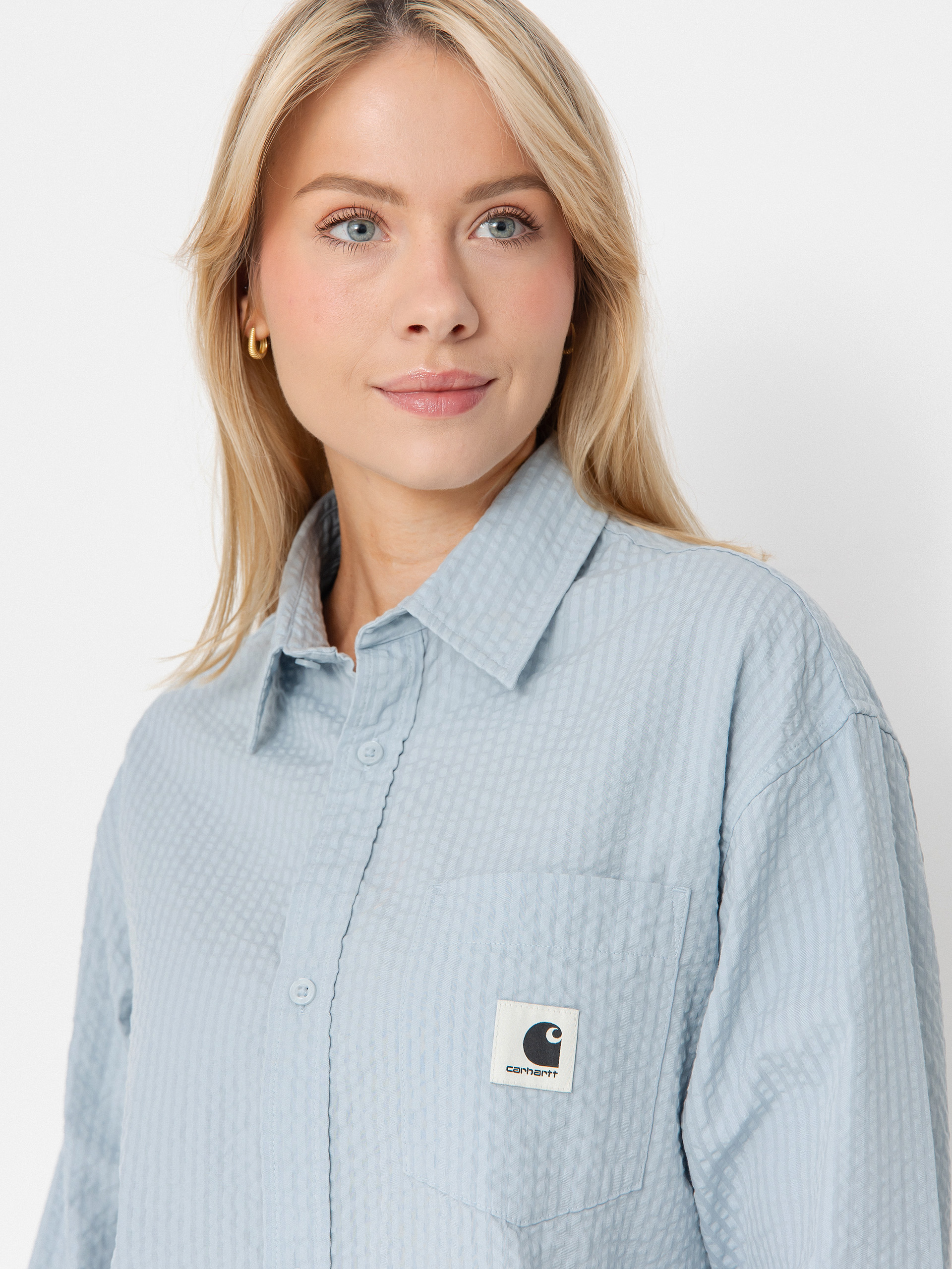 Košile Carhartt WIP Toland Wmn (toland stripe/blue fog)