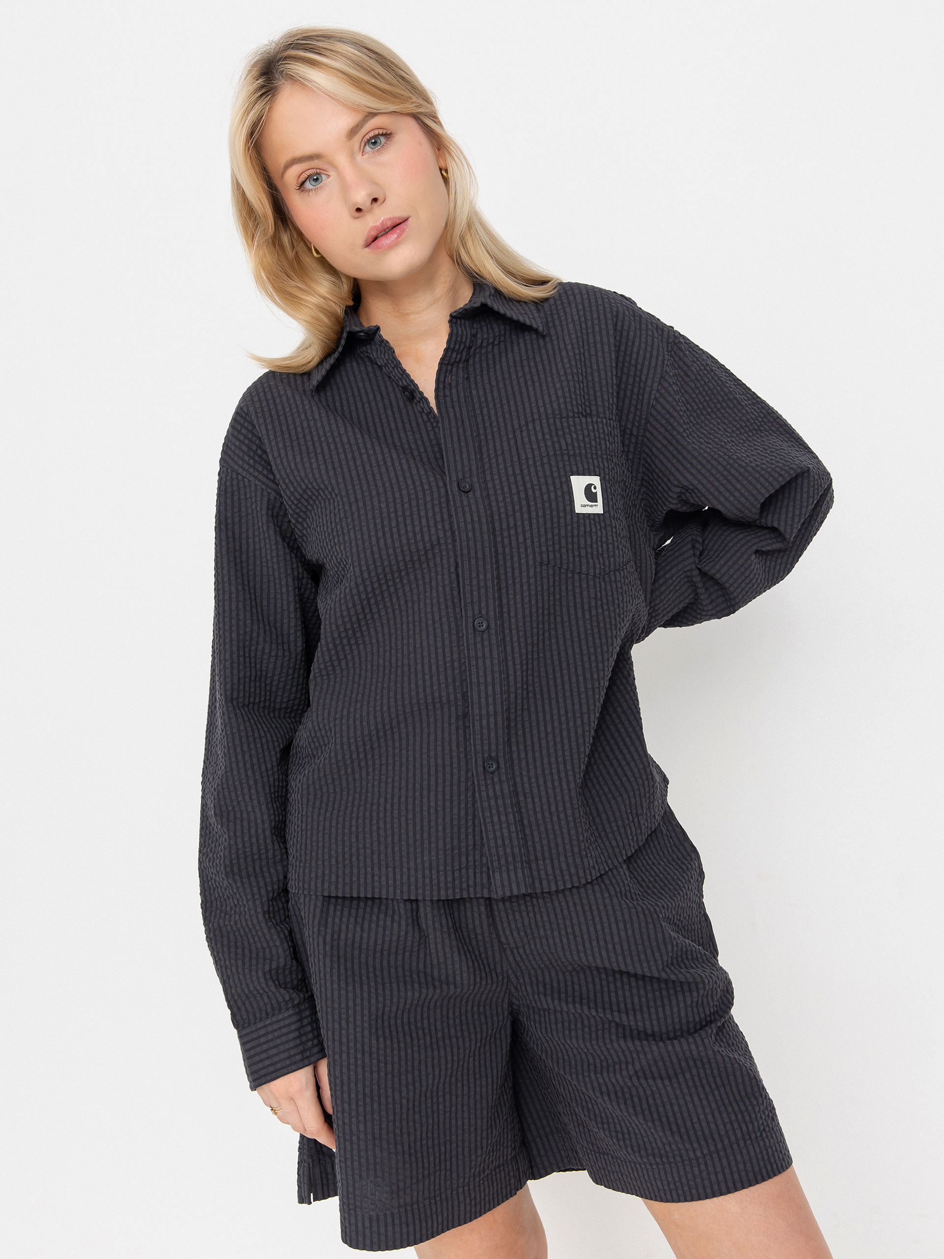 Košile Carhartt WIP Toland Wmn (toland stripe/black)