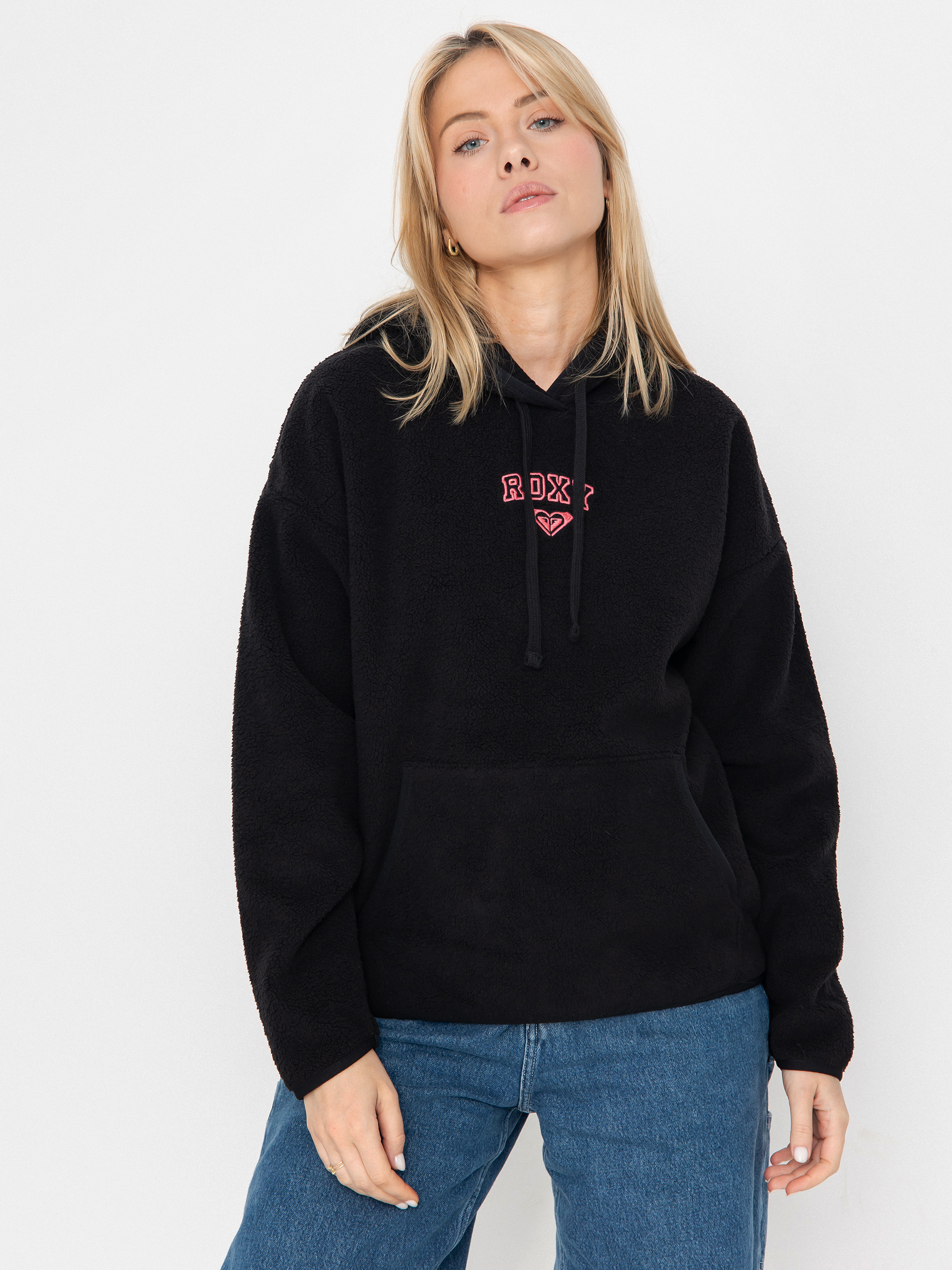 Fleecová mikina Roxy Cool Calling Wmn (anthracite)