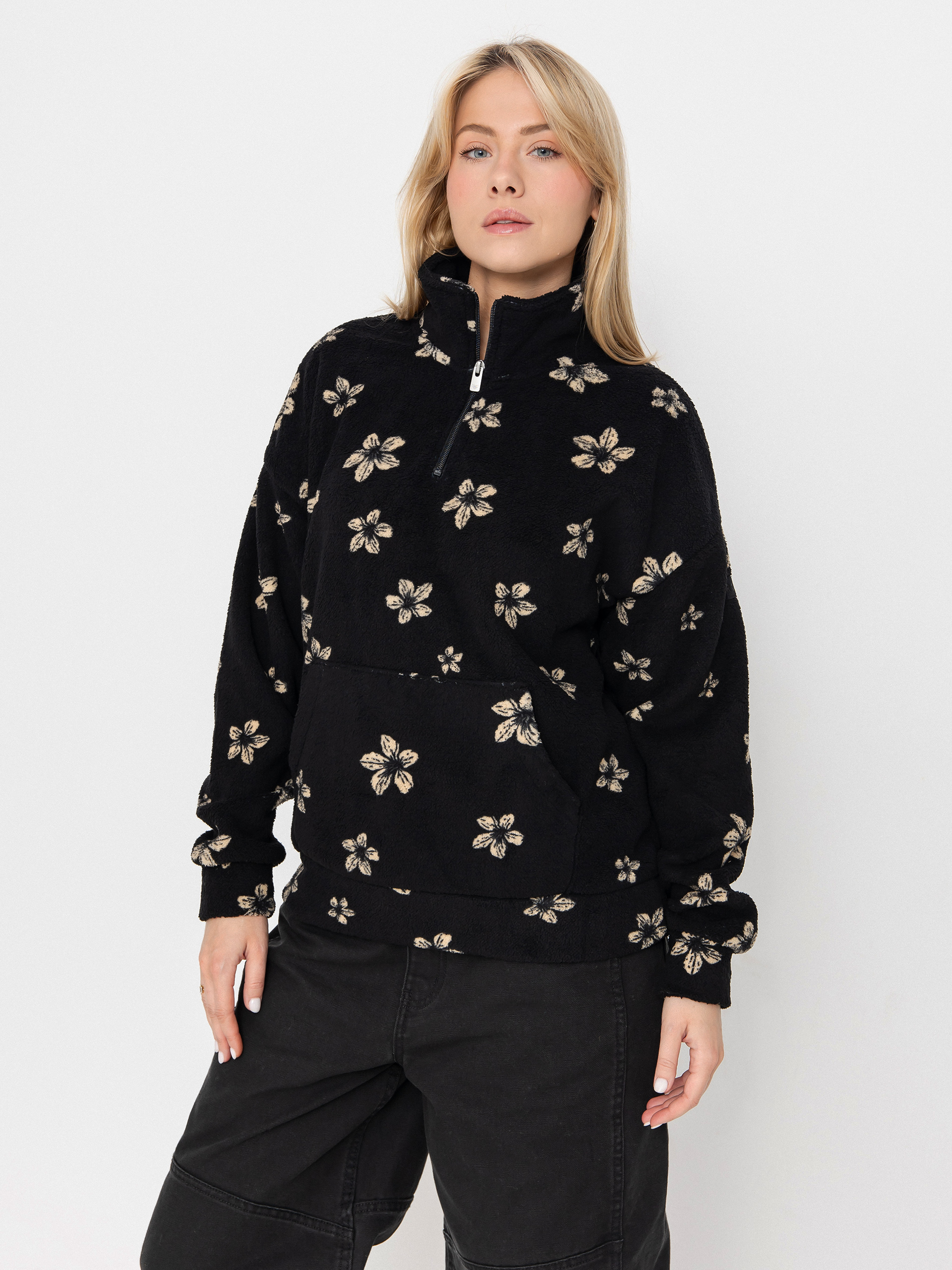 Fleecová mikina Roxy Vl Live Out Loud Wmn