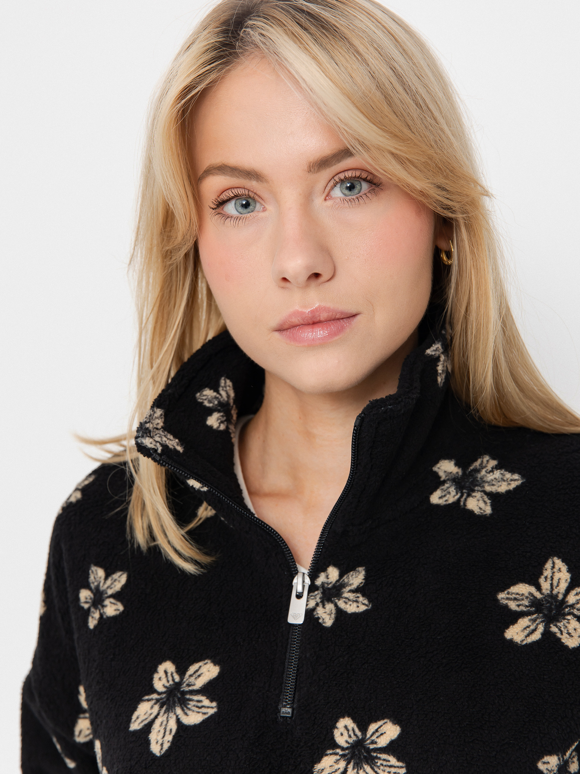 Dámský Fleecová mikina Roxy Vl Live Out Loud (anthracite sol searcher big)