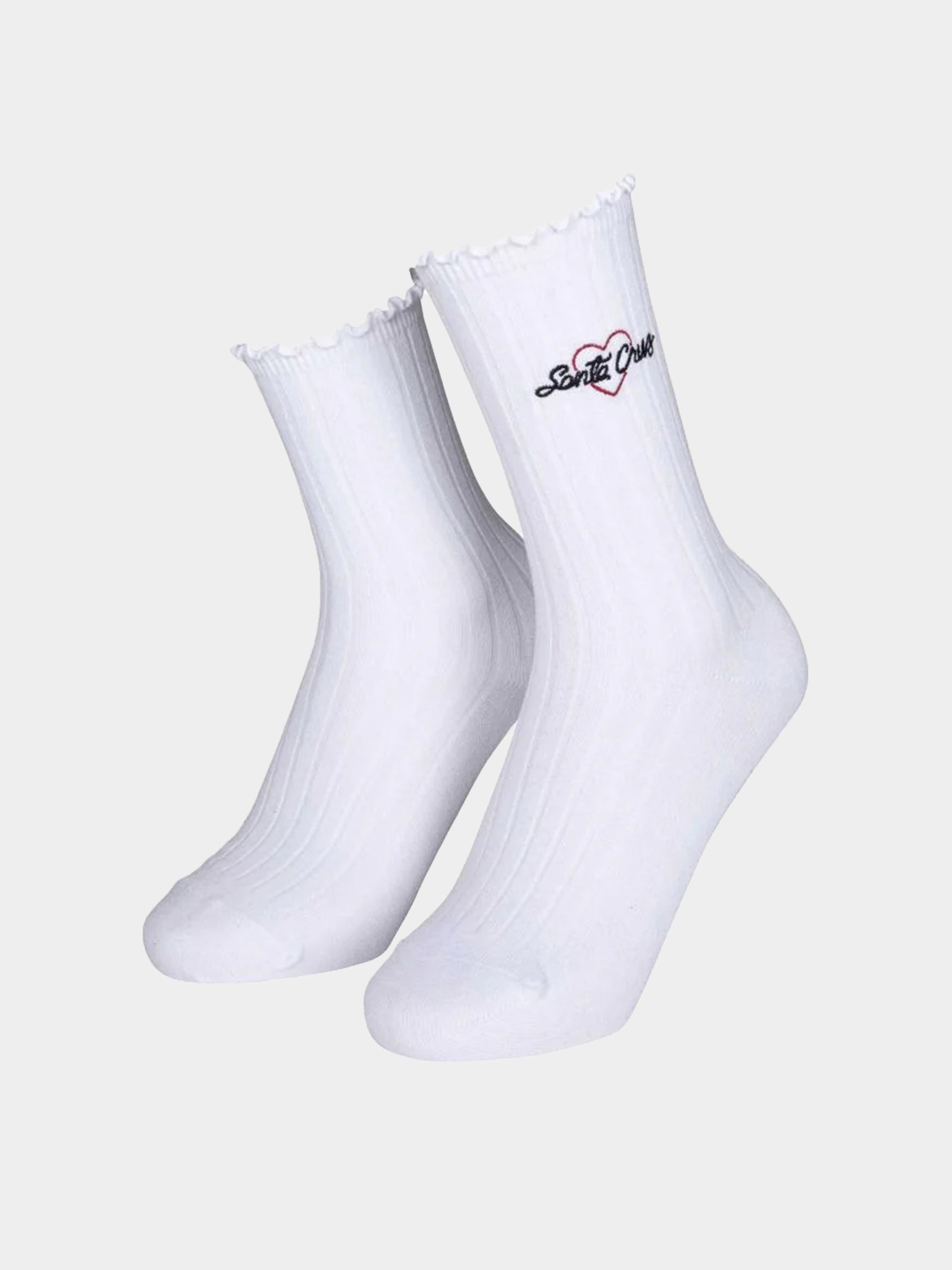 Ponožky Santa Cruz Love Script Socks 2pk Wmn (black & white)