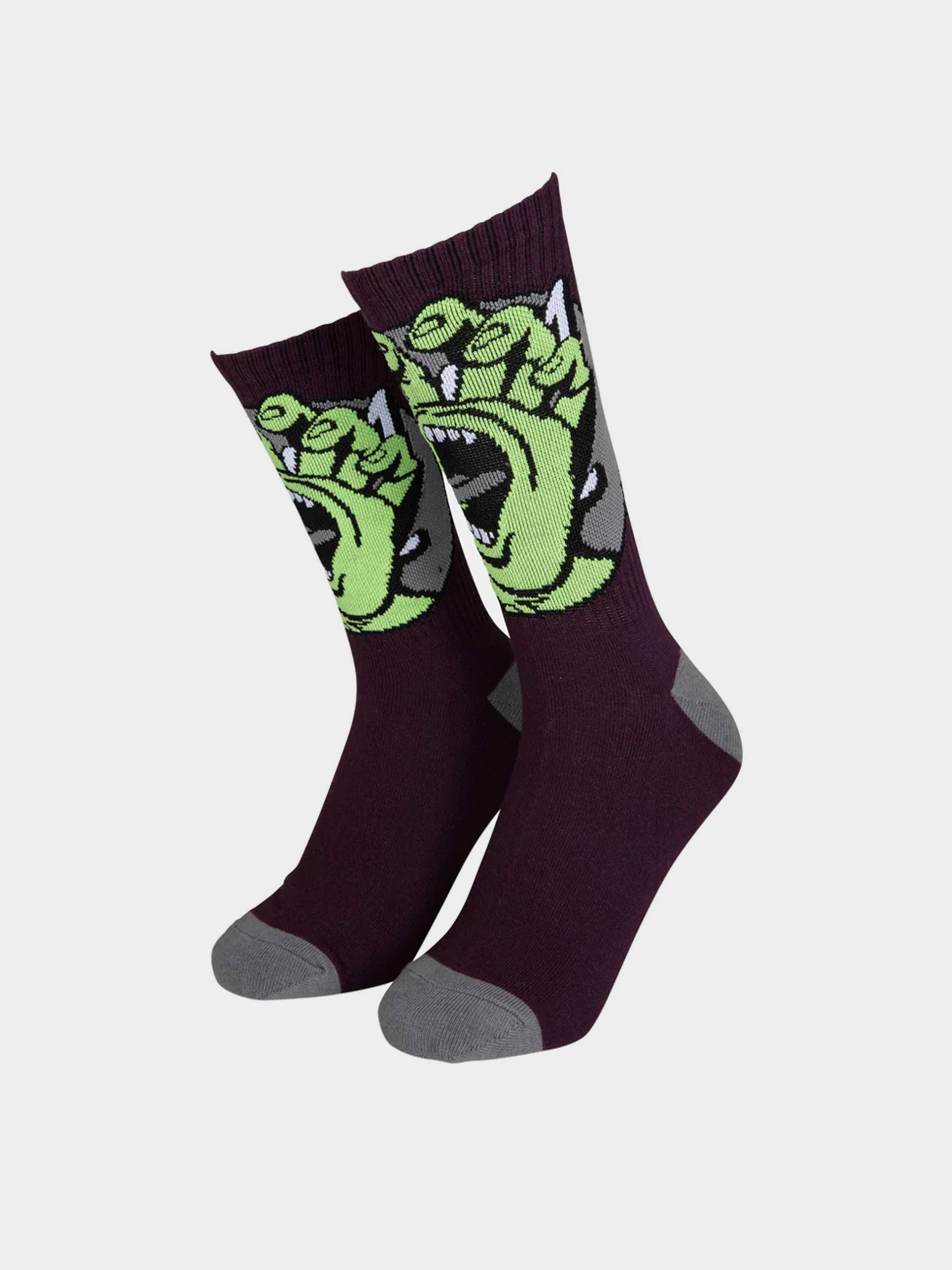 Ponožky Santa Cruz Hand Dot (dark cherry)