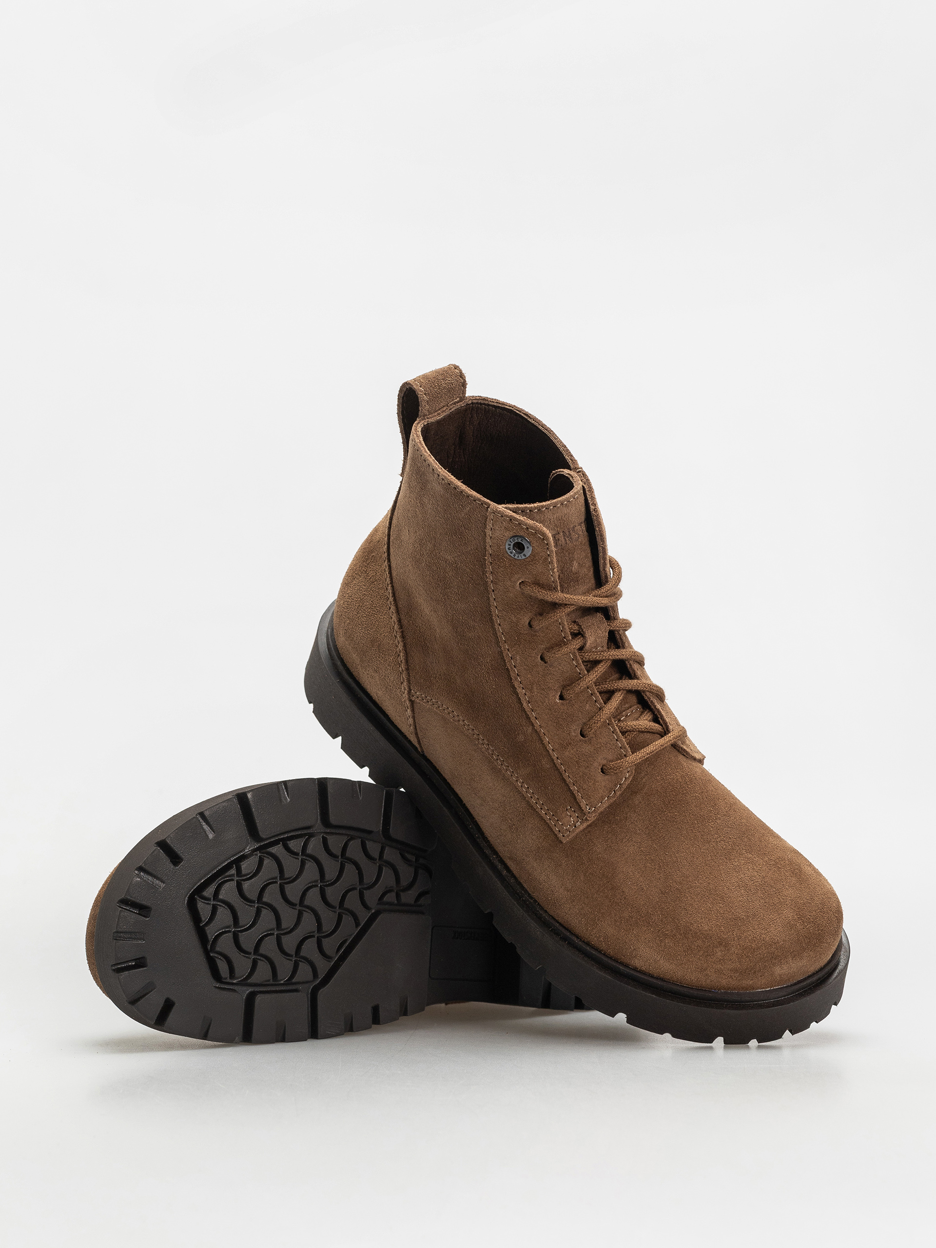 Boty Birkenstock Highwood Lace Mid Suede Leather Narrow Wmn (dark tea)