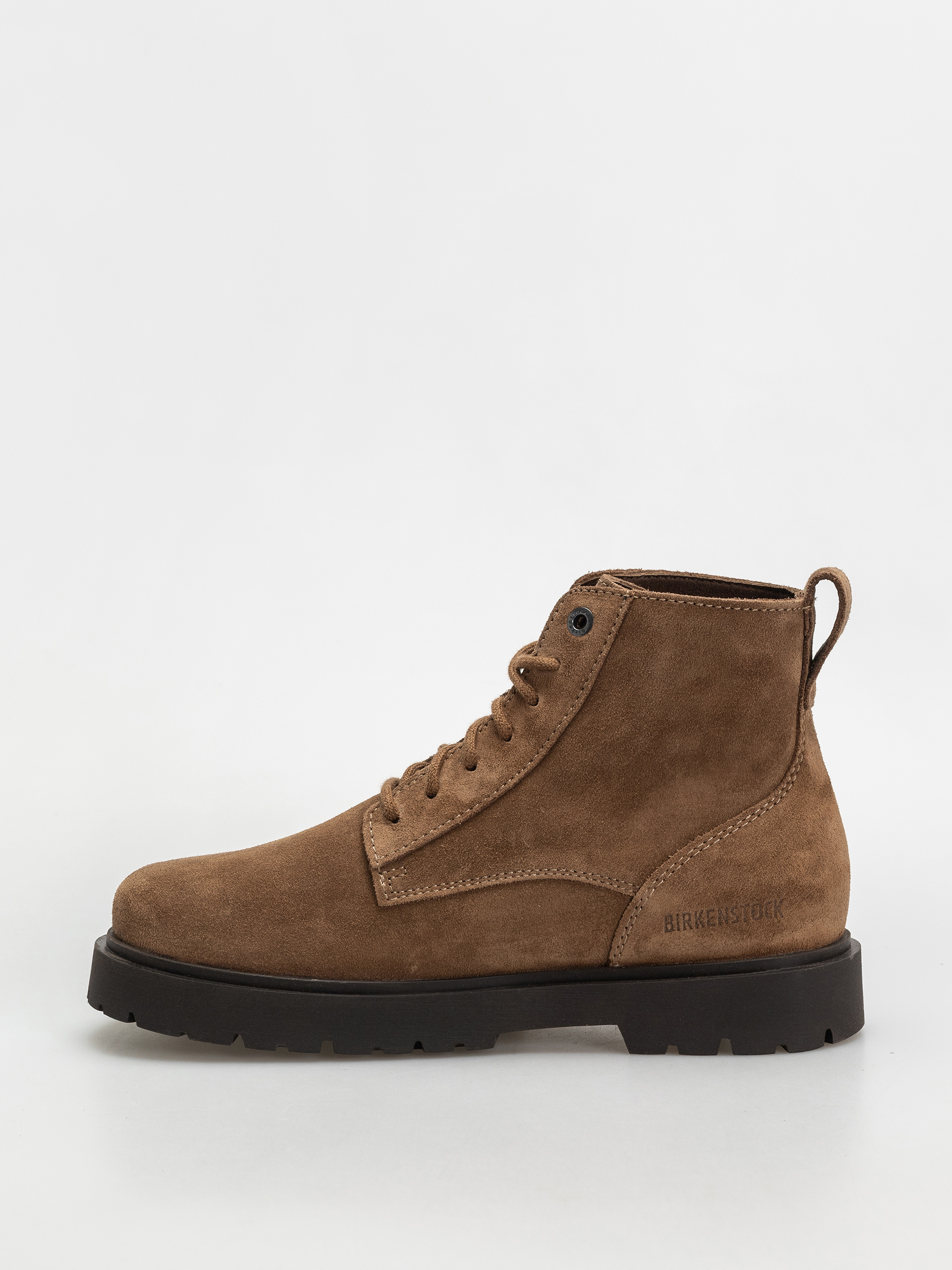 Boty Birkenstock Highwood Lace Mid Suede Leather Narrow Wmn (dark tea)