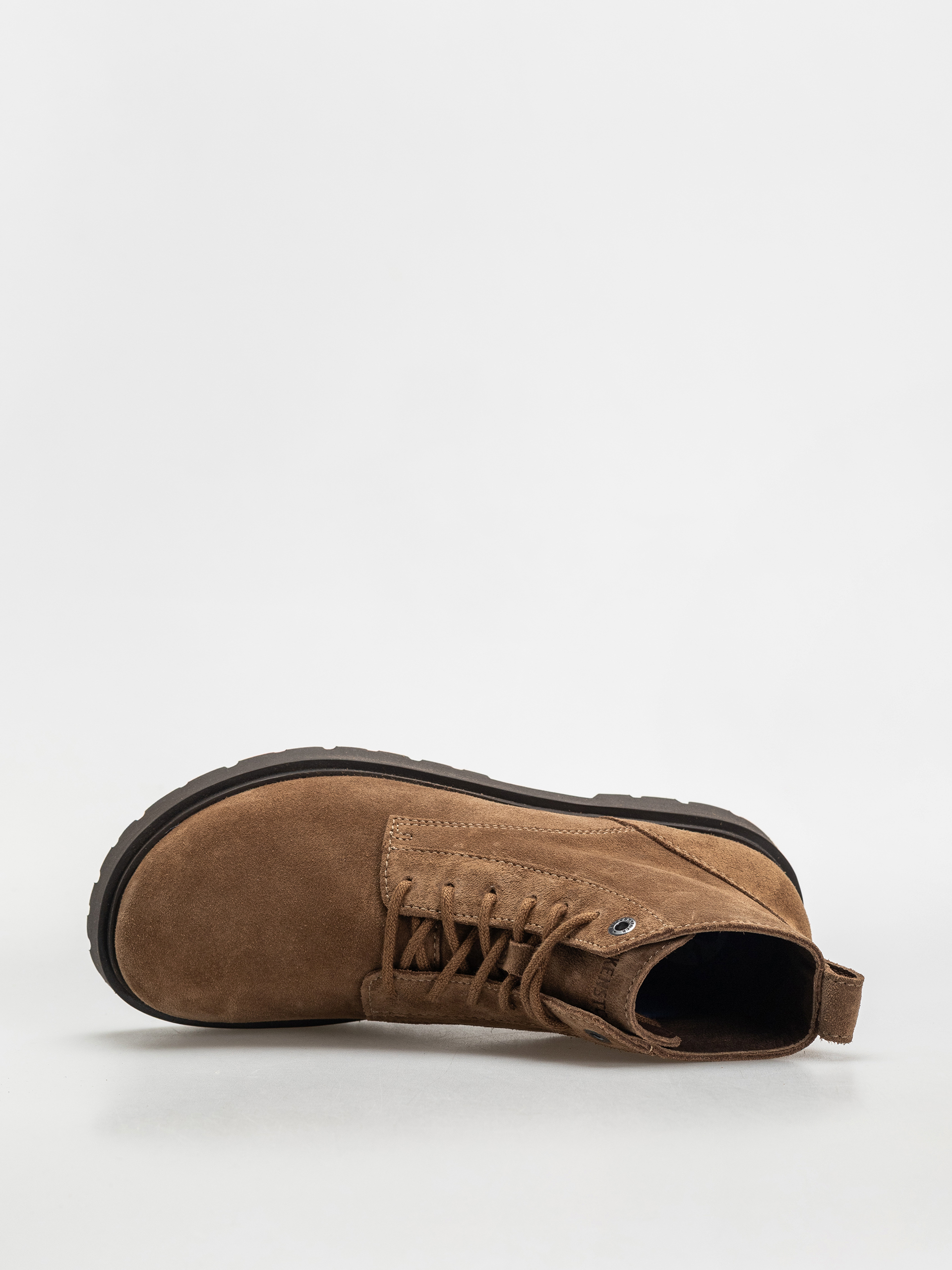 Boty Birkenstock Highwood Lace Mid Suede Leather Narrow Wmn (dark tea)