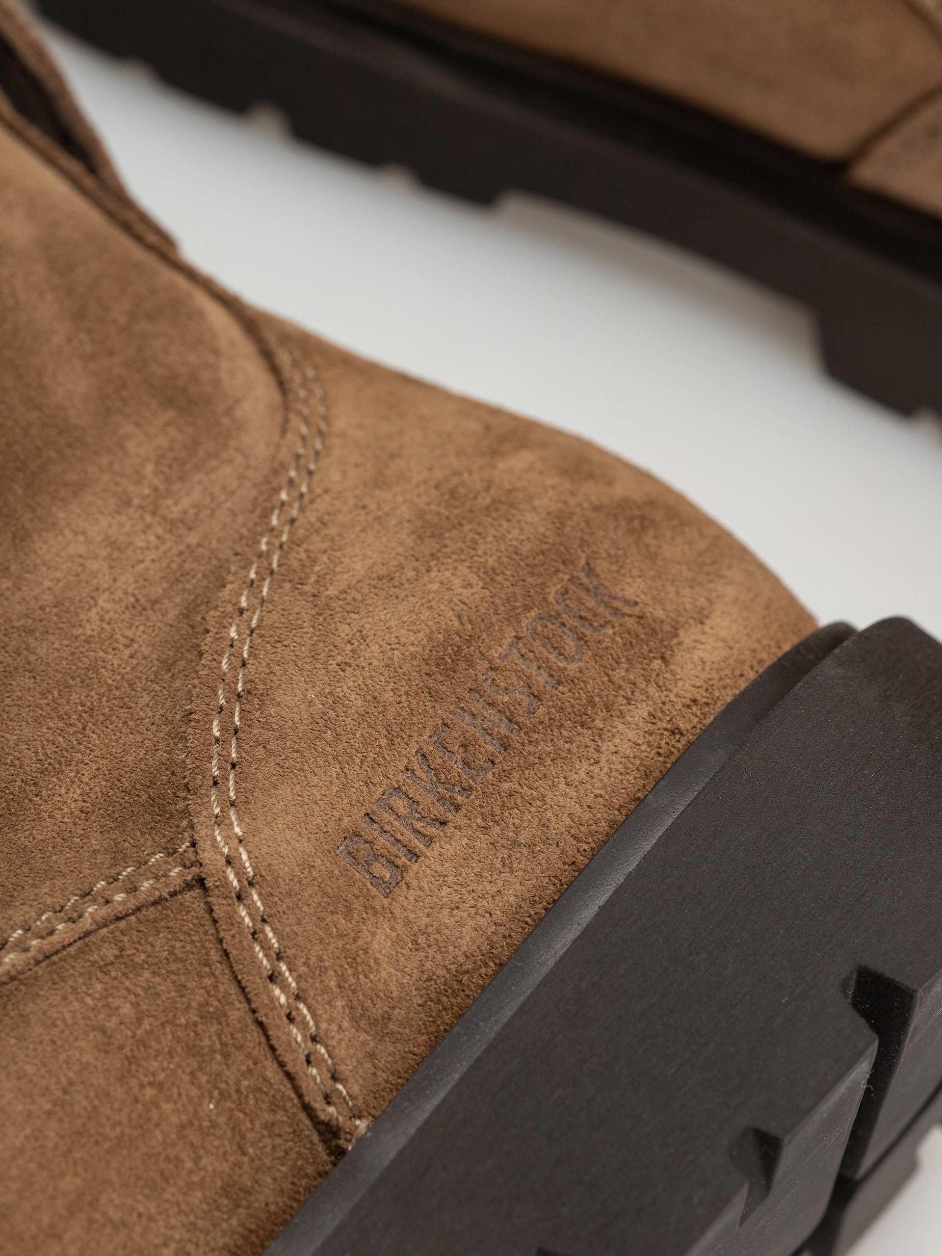 Boty Birkenstock Highwood Lace Mid Suede Leather Narrow Wmn (dark tea)